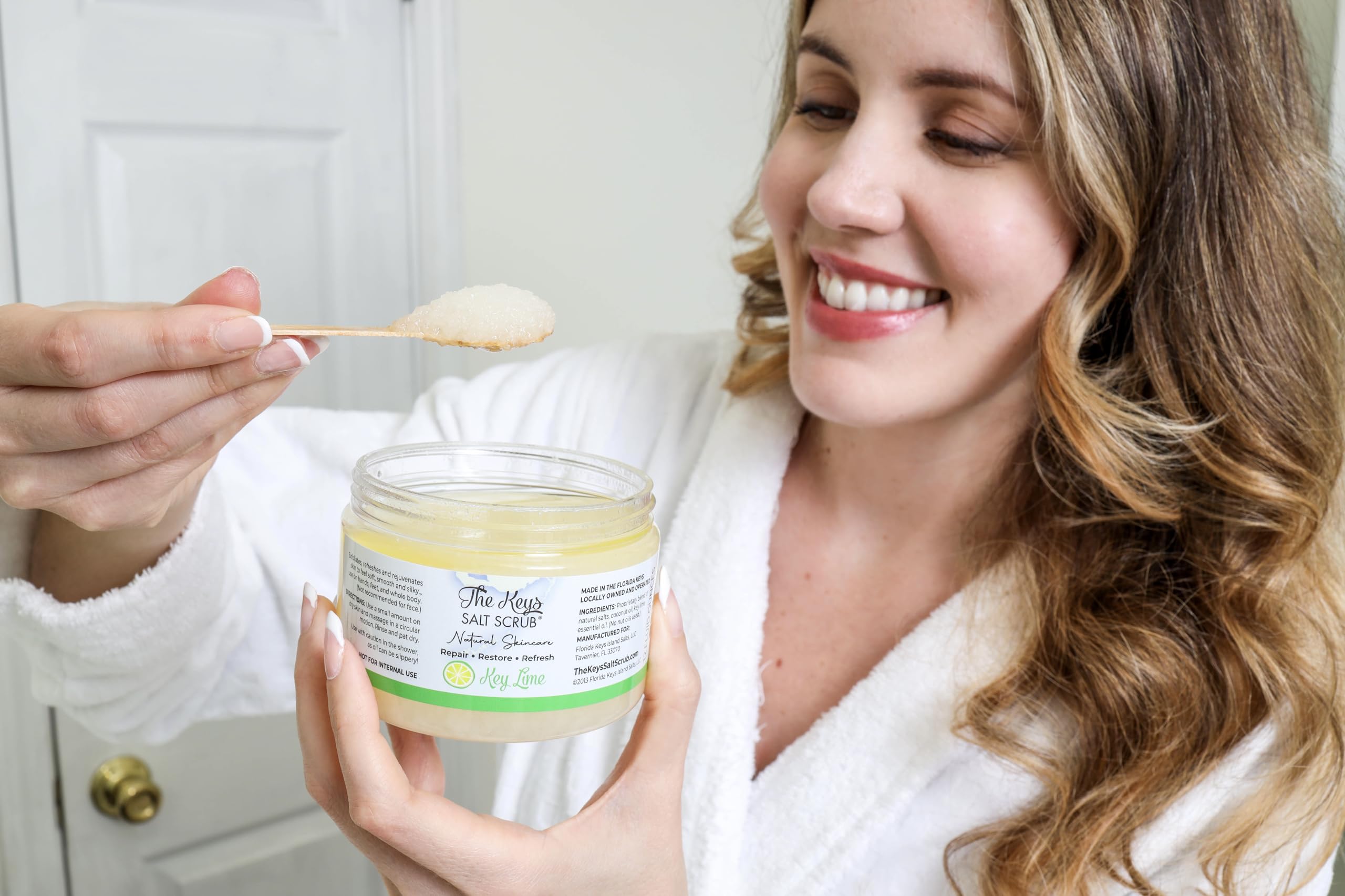 The Keys Salt Scrub - Sea Salt Scrub Exfoliating Body Scrub - The Keys Salt Scrub Official Product View 6