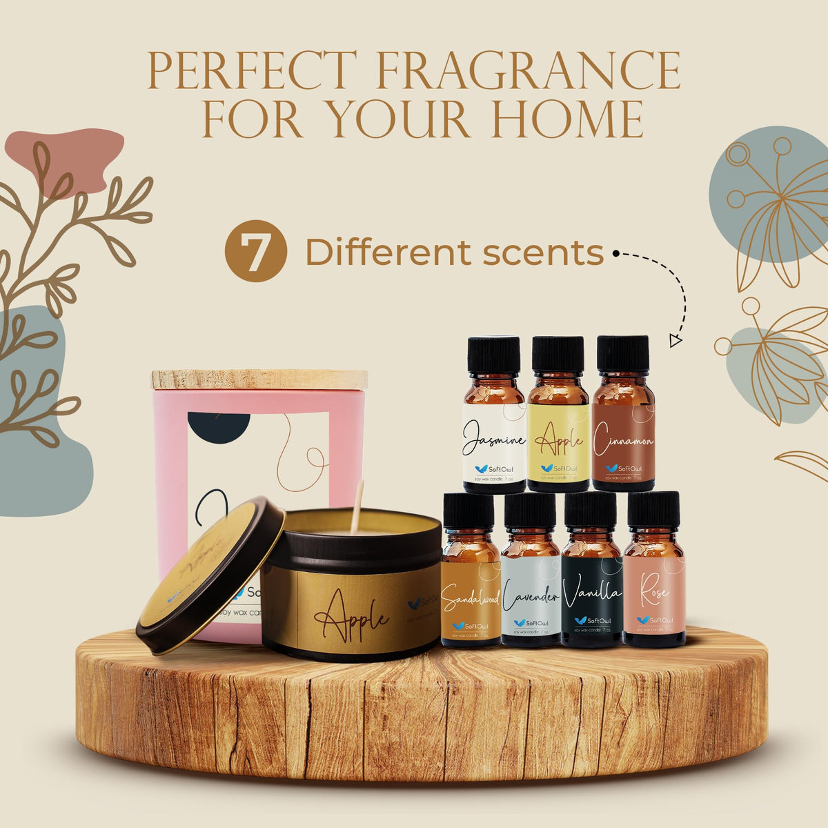 SoftOwl Premium Soy Candle Making Kit - SoftOwl Official Imagery - 5
