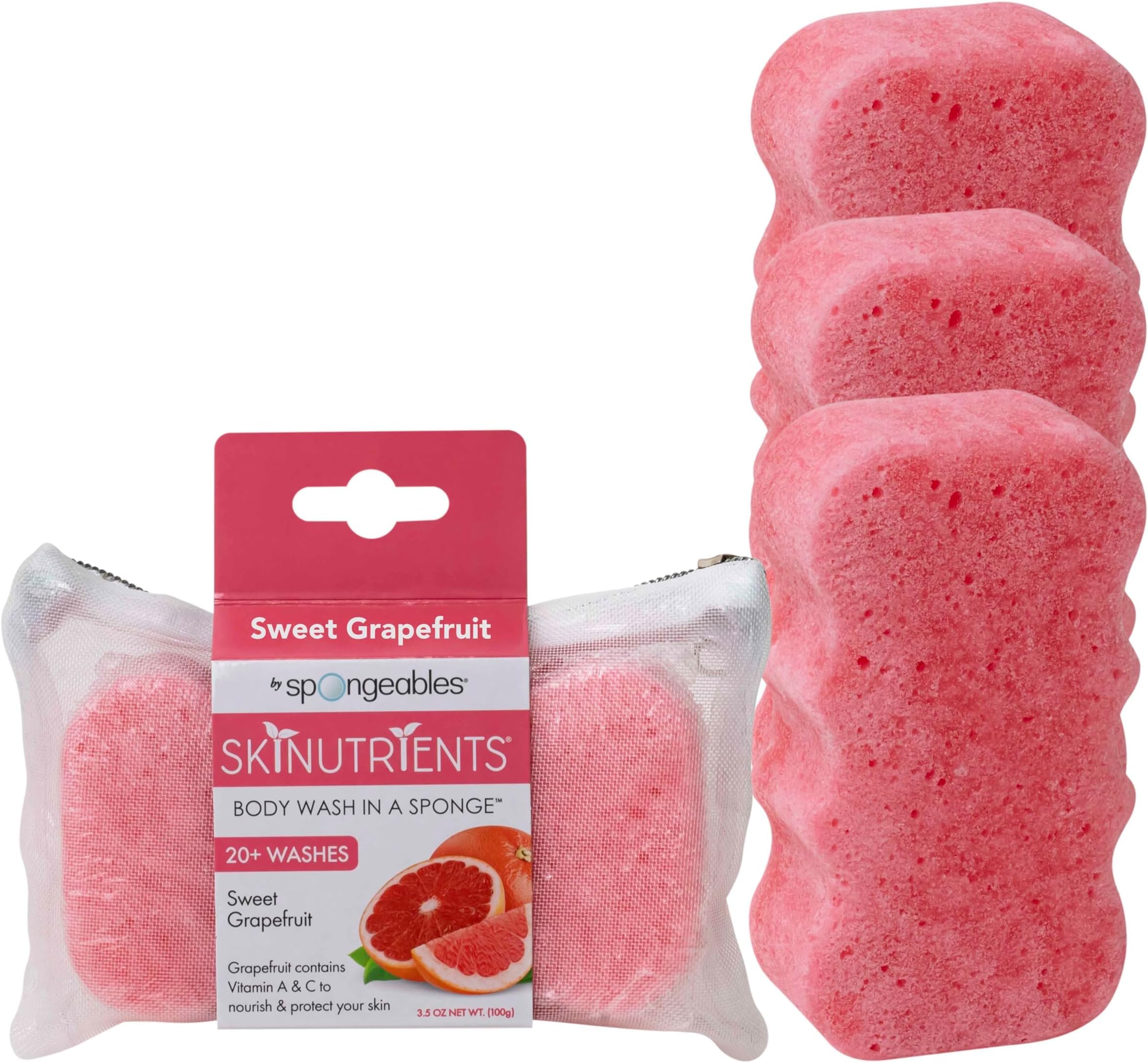 Spongeables Skinutrients Anti - Cellulite Body Wash in a Sponge & Spa - Spongeables Official Product View 8