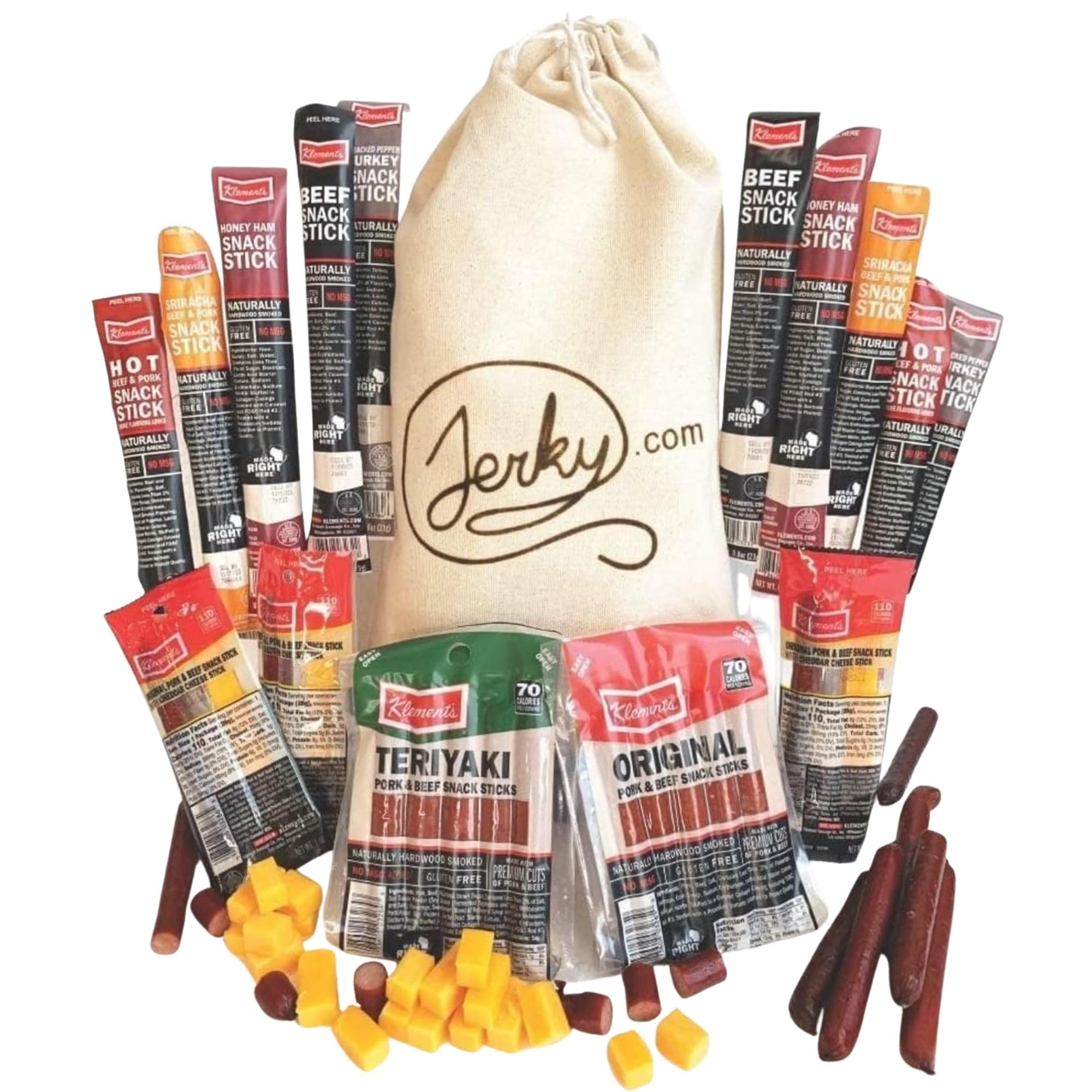 26pc Meat Sticks Variety Pack - Birthday Gifts for Men - Beef - Product Imagery