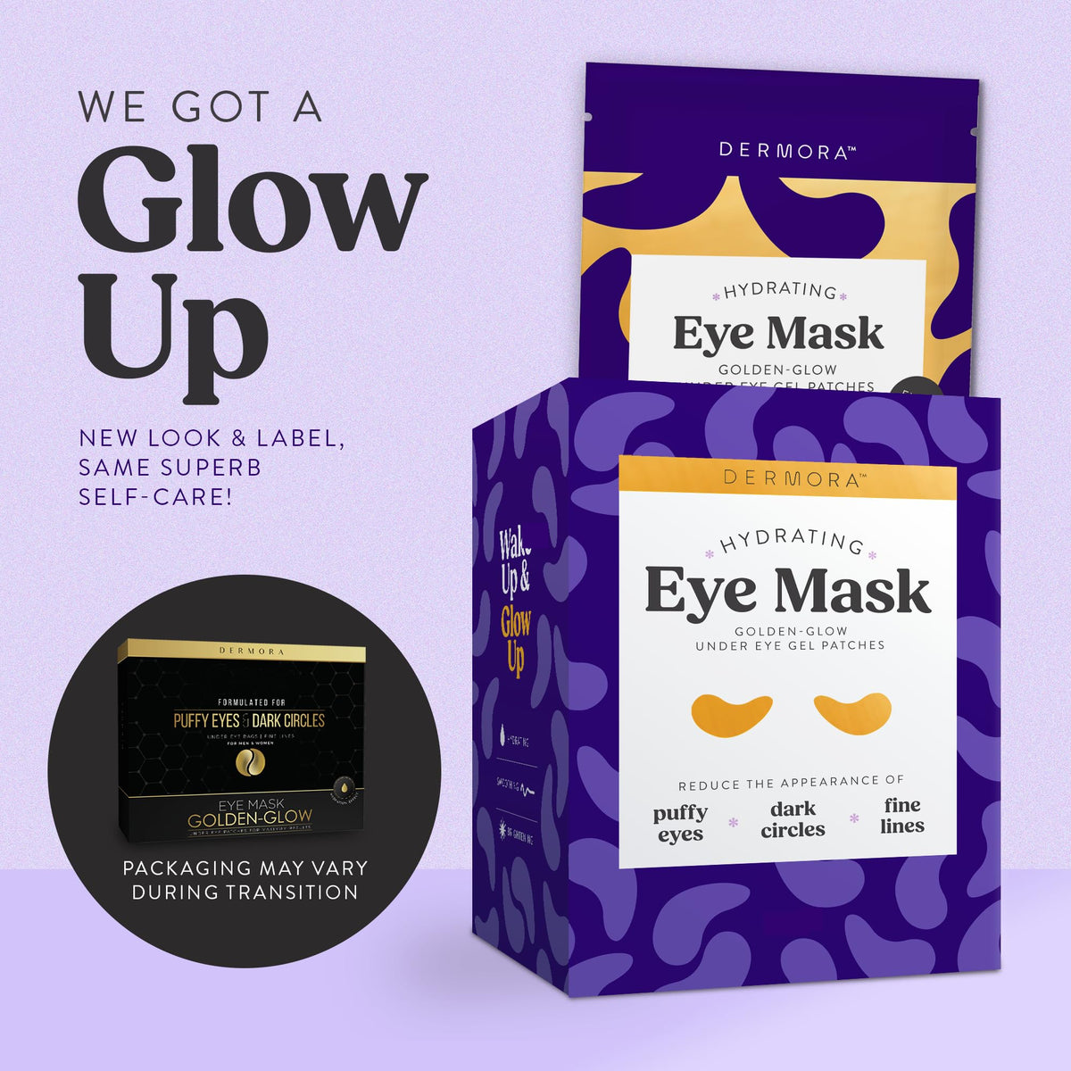 DERMORA Golden Glow Under Eye Patches - DERMORA Official Imagery - 3