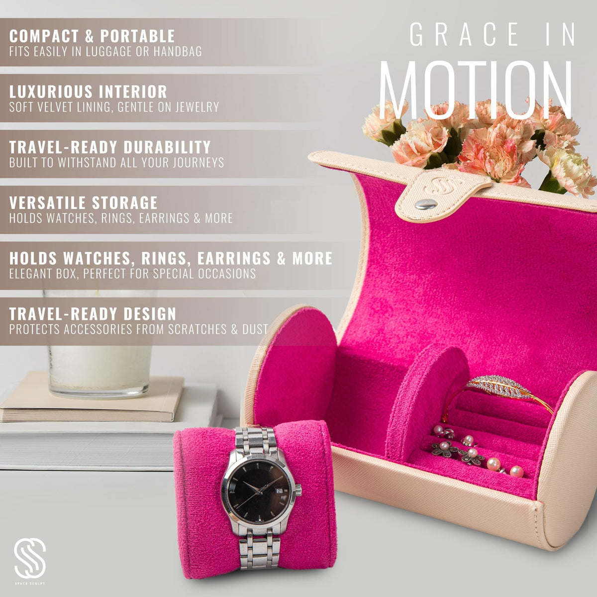 Travel Jewelry Case - SpaceSculpt Official Imagery - 7