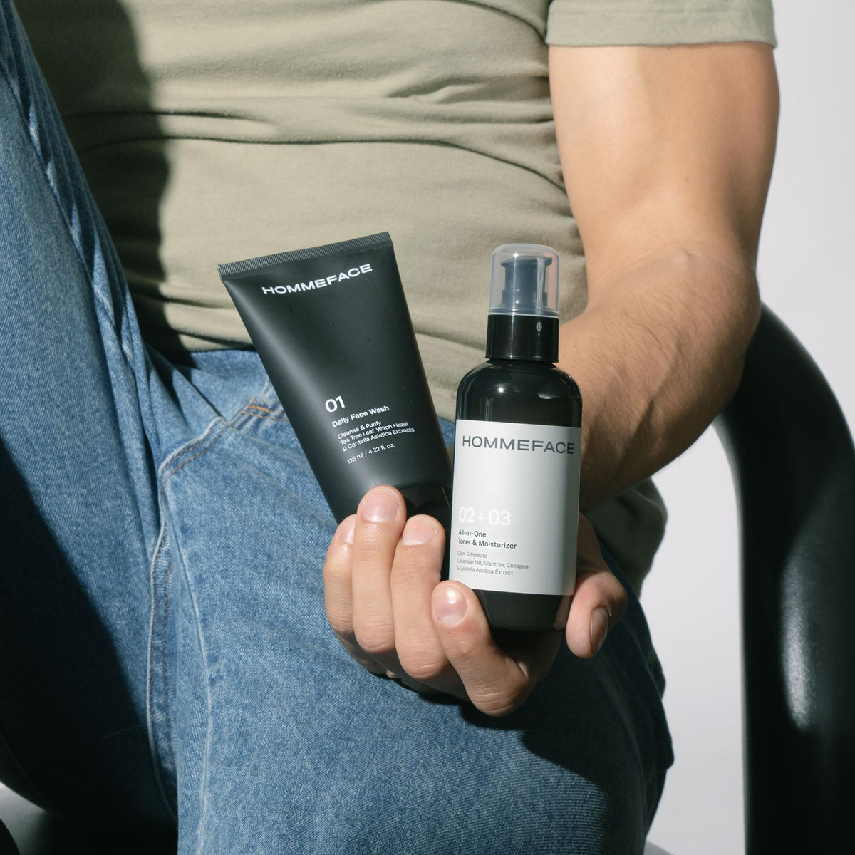 Men s All In One Face Toner Moisturizer 5 07 oz - HommeFace Official Imagery - 8