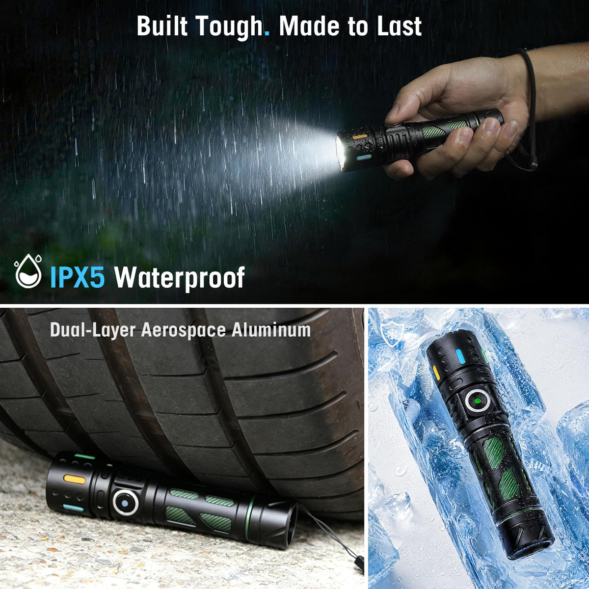 Hoxida Rechargeable Small Flashlight with Built in Fidget - Hoxida Official Imagery - 8