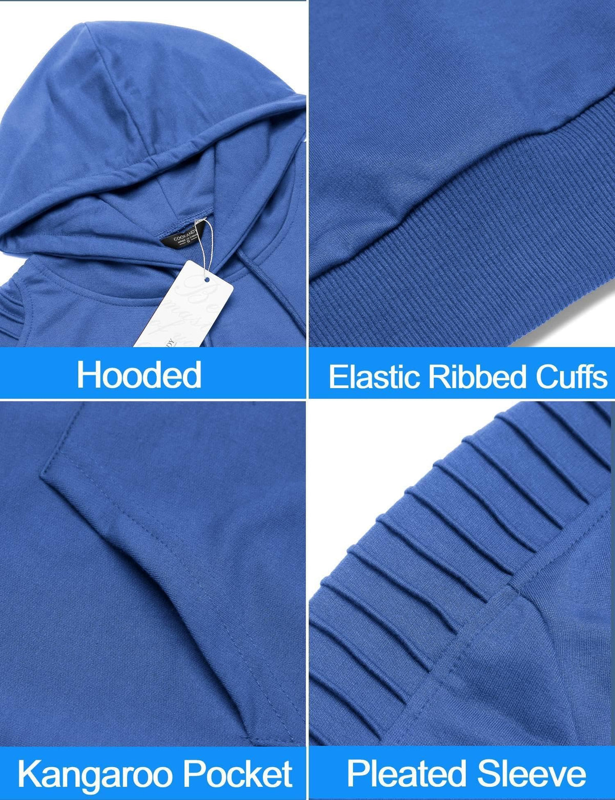 COOFANDY Men s Tracksuit 2 Piece Hoodie Sweatsuit Sets - COOFANDY Official Imagery - 6
