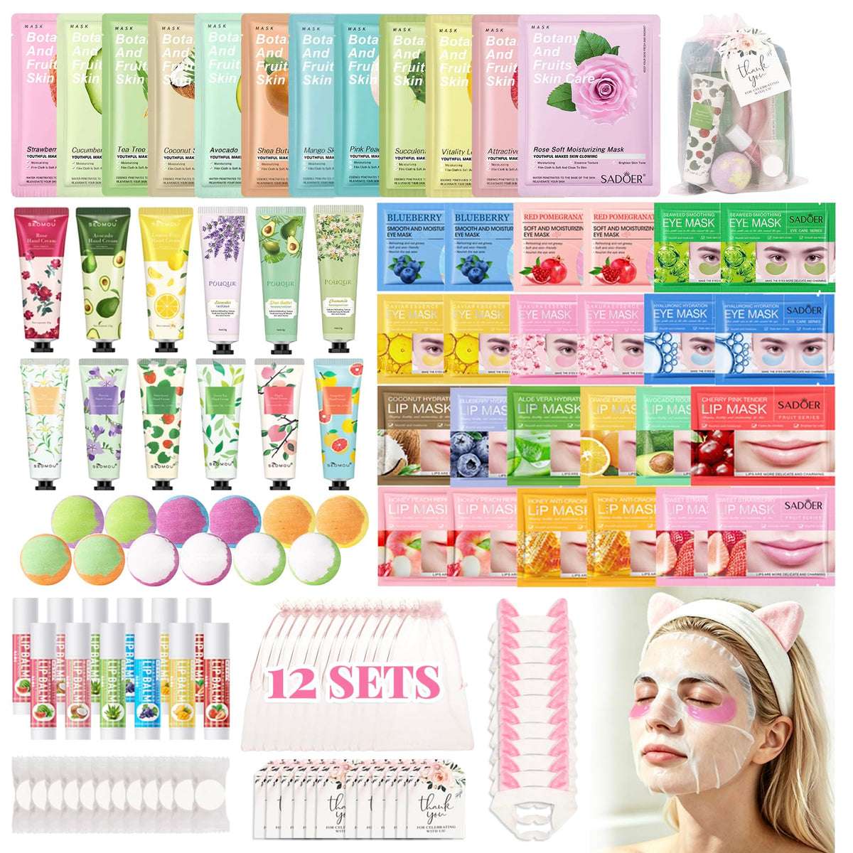 120 PCS Spa Party Supplies for Girls Sleepover Party - MUREND Official Imagery - 2