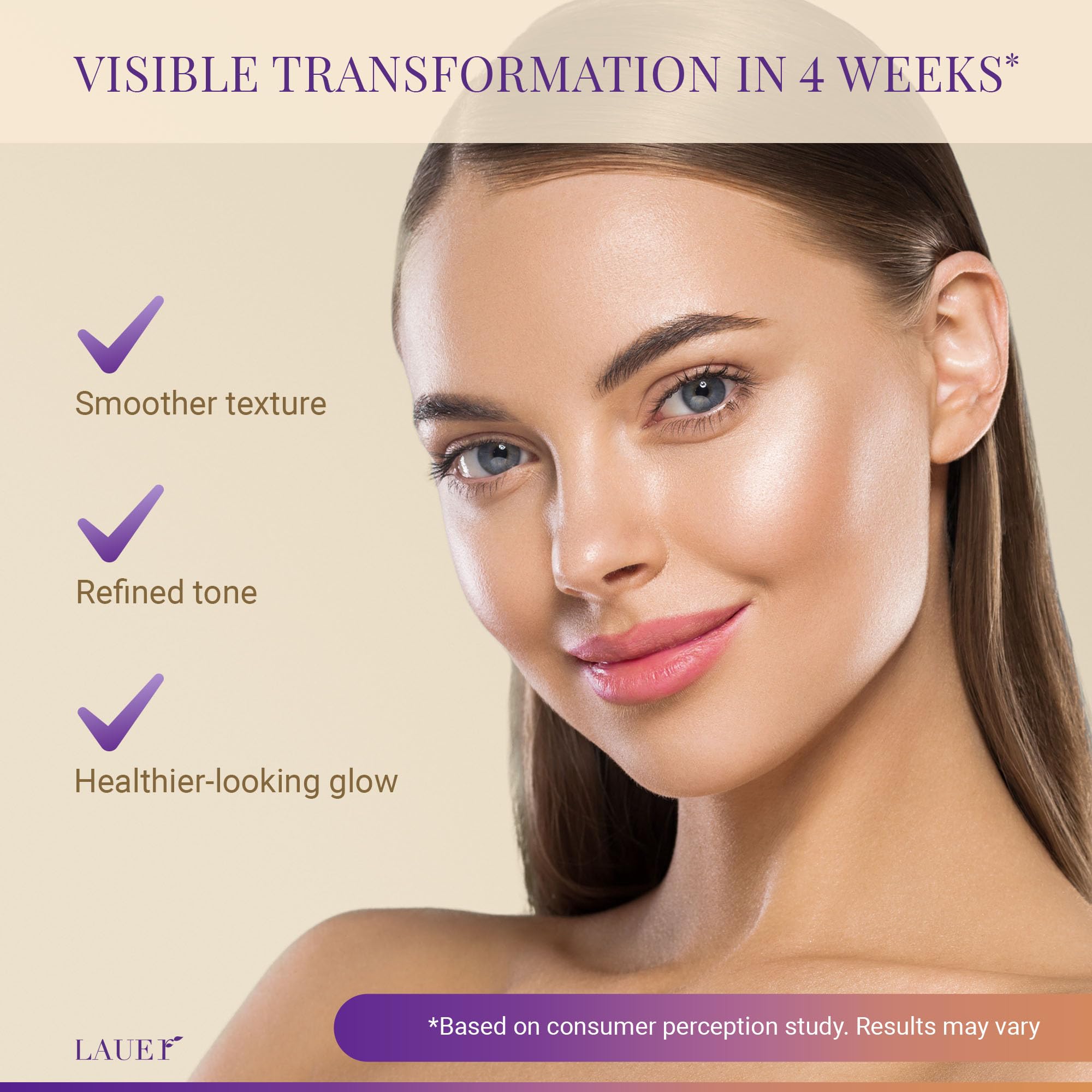 LAUER COSMETIC Bakuchiol Retinol Serum for Face with Vitamin C Hyaluronic Acid - LAUER COSMETIC Official Product View 7
