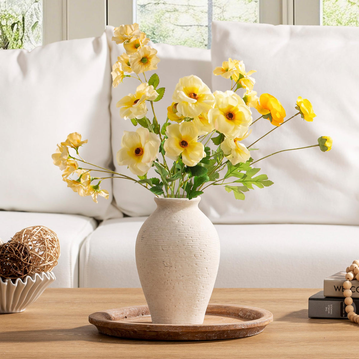 Ceramic Flower Vase Home Decor - Vanselia Official Imagery - 8