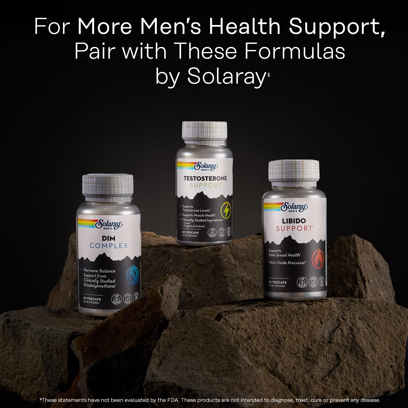 Solaray Libido Support for Men – Tongkat Ali, 30 VegCaps