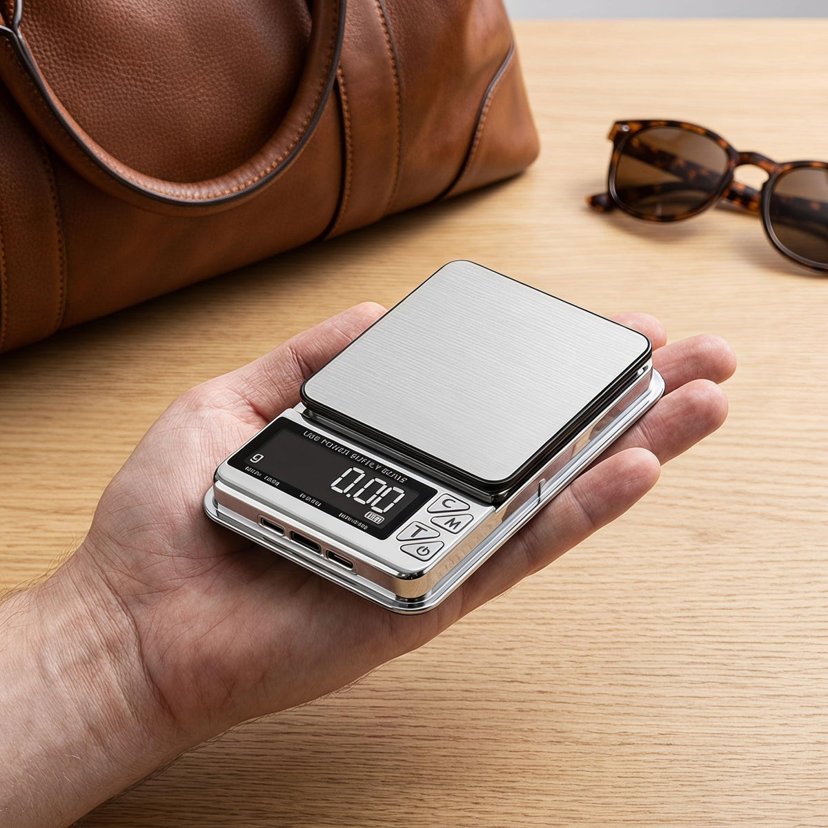 Portable Digital Coin and Jewelry Scale 600g X 0 01g USB - GANAZONO Official Imagery - 7