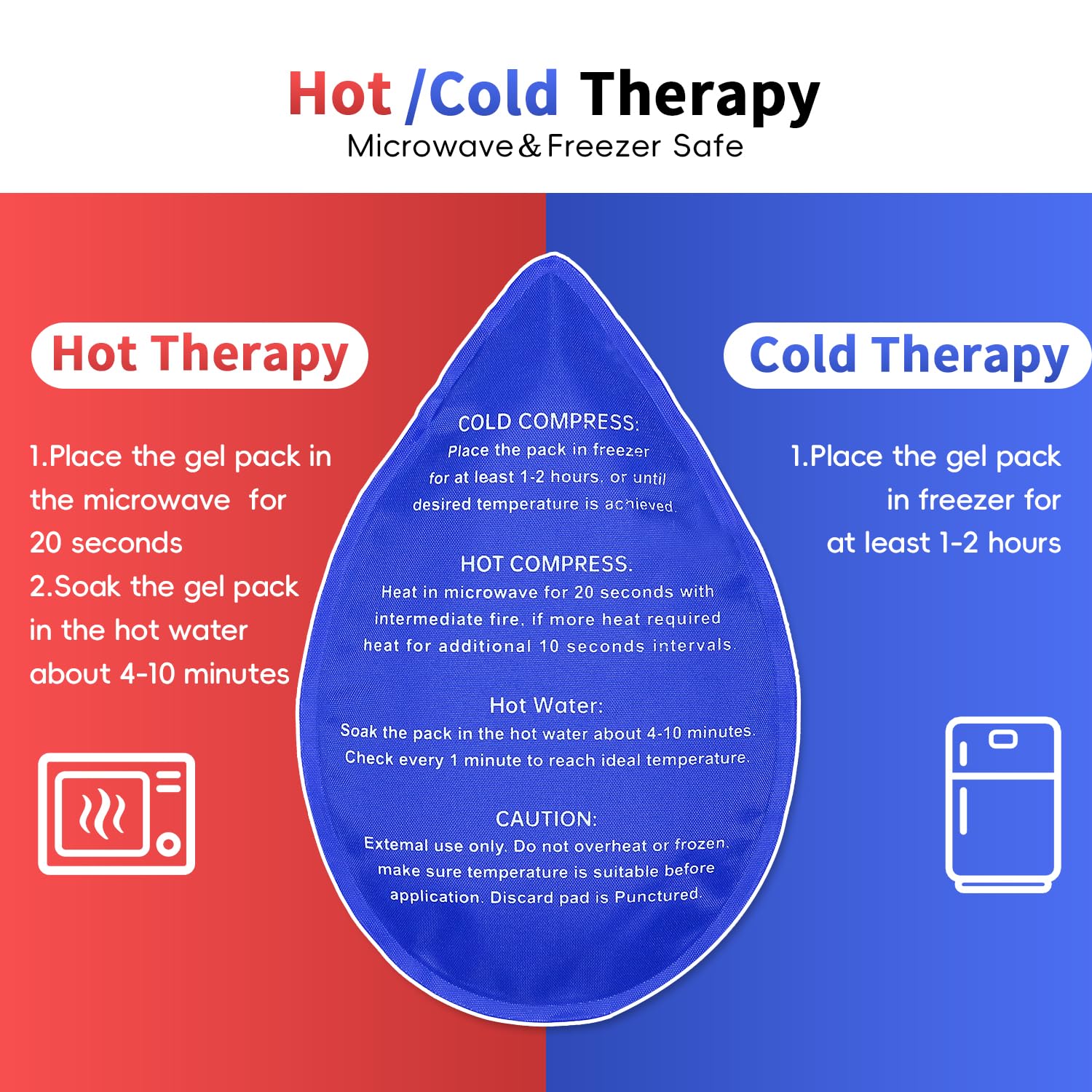 CONBELLA Wisdom Teeth Ice Pack Wrap for hot and cold therapy, featuring adjustable thermal compress for dental pain relief.