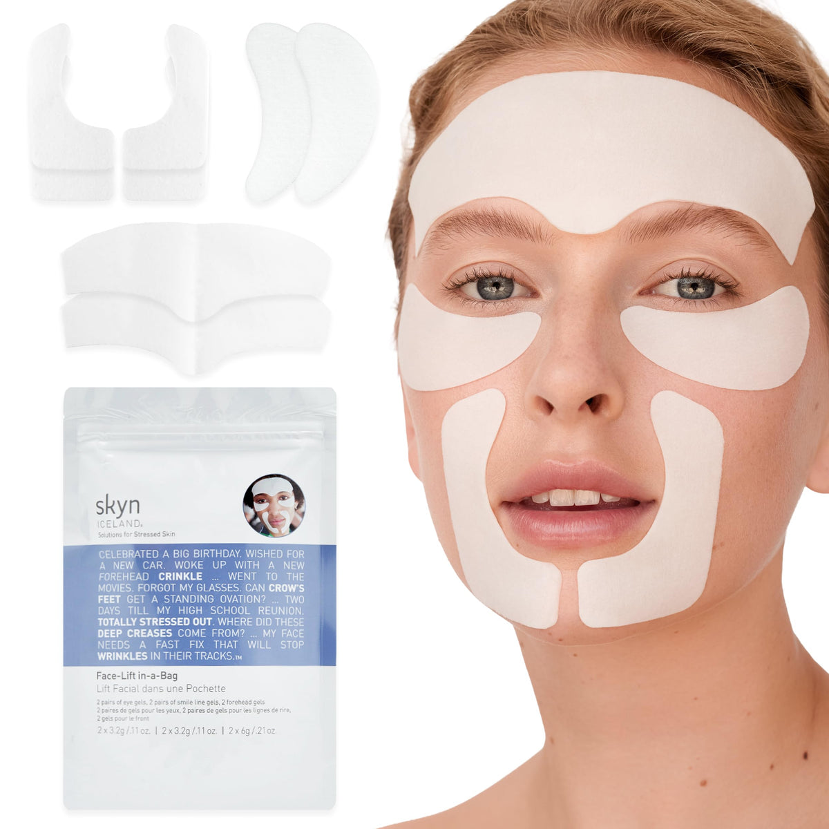 skyn ICELAND Facelift in a Bag Face Patches Peptides - skyn ICELAND Official Imagery - 2