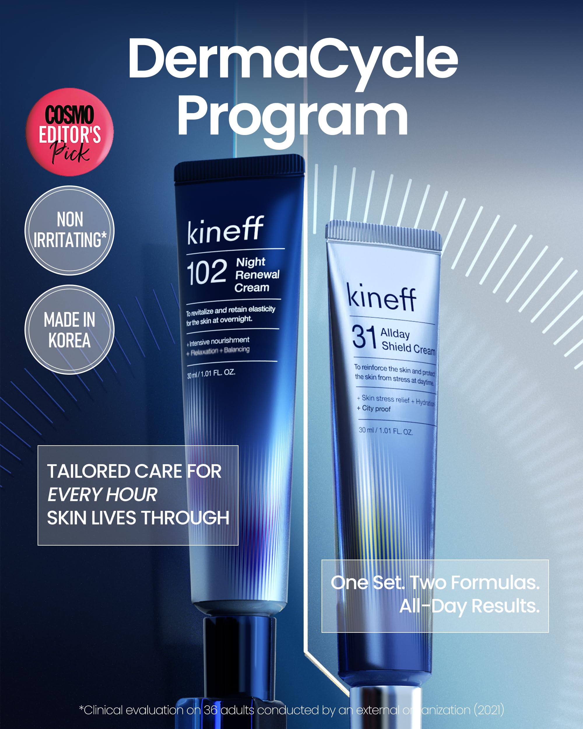 Kineff Dermacycle Program Day & Night 2 - Pack Face Cream 31 All Day Shield Crea - Kineff Official Product View 3