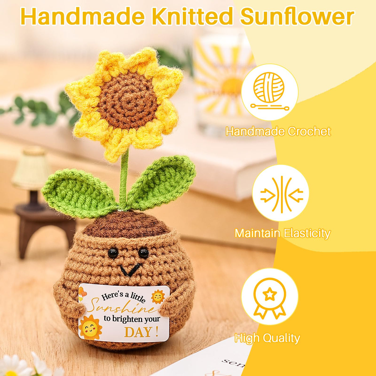 Birthday Gifts for Women Sending Sunshine Sunflower Get Well - EXTALOW Official Imagery - 6