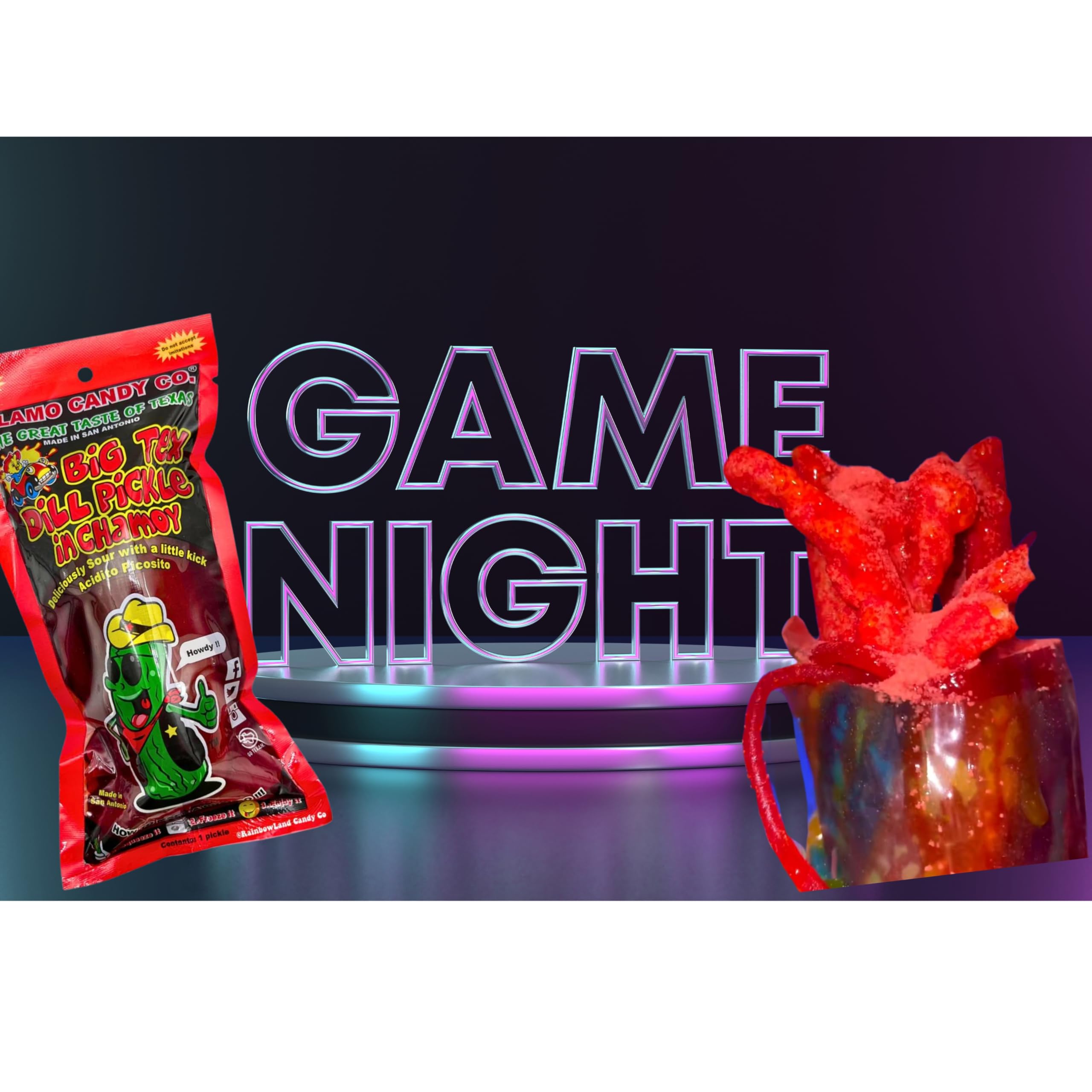 Tiktok Chamoy Pickle Kit With Fruit-Roll-up & Mexican Candy - Includes - View 5