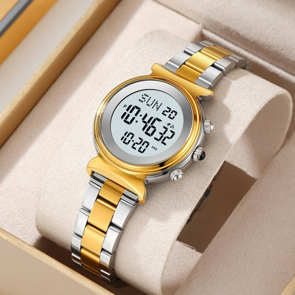 Gosasa Women s Digital Watch Stainless Steel Elegant - Gosasa Official Imagery - 5