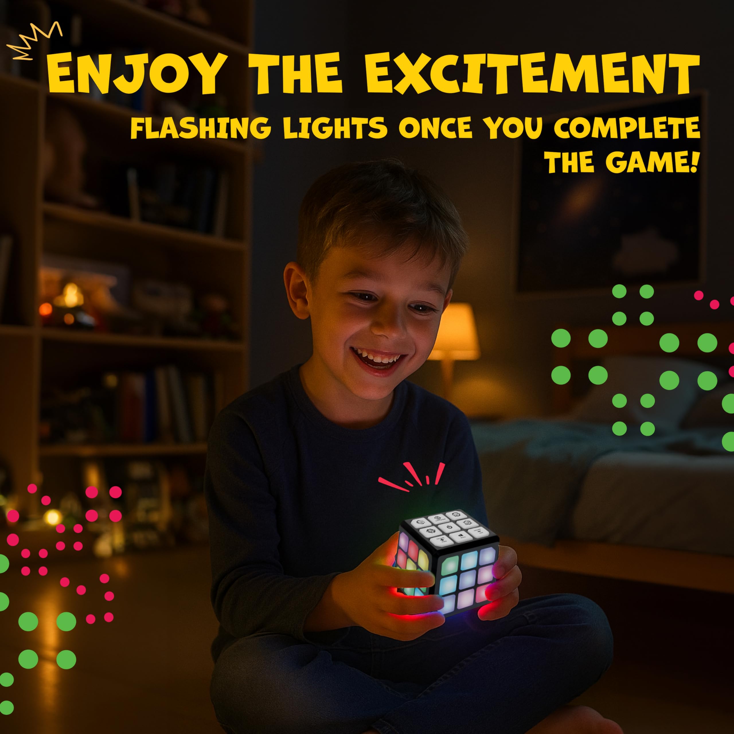 Winning Fingers FLASHDASH Flashing Cube Electronic Memory and Bra by Winning Fingers - Angle View 5