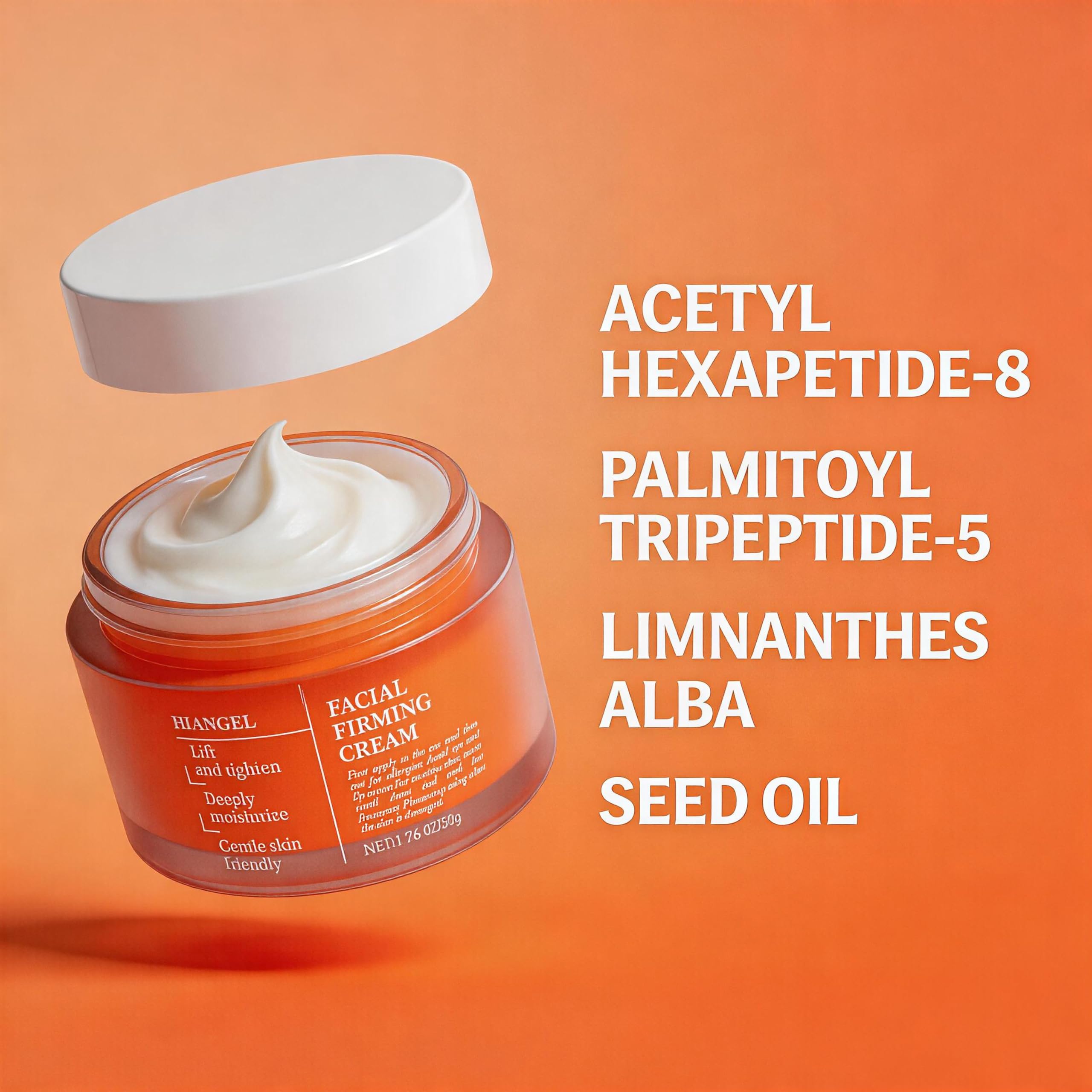Hiangel Firming Face & Neck Cream with Peptide & Collagen 1. - 50g - Hiangel Official Product View 6