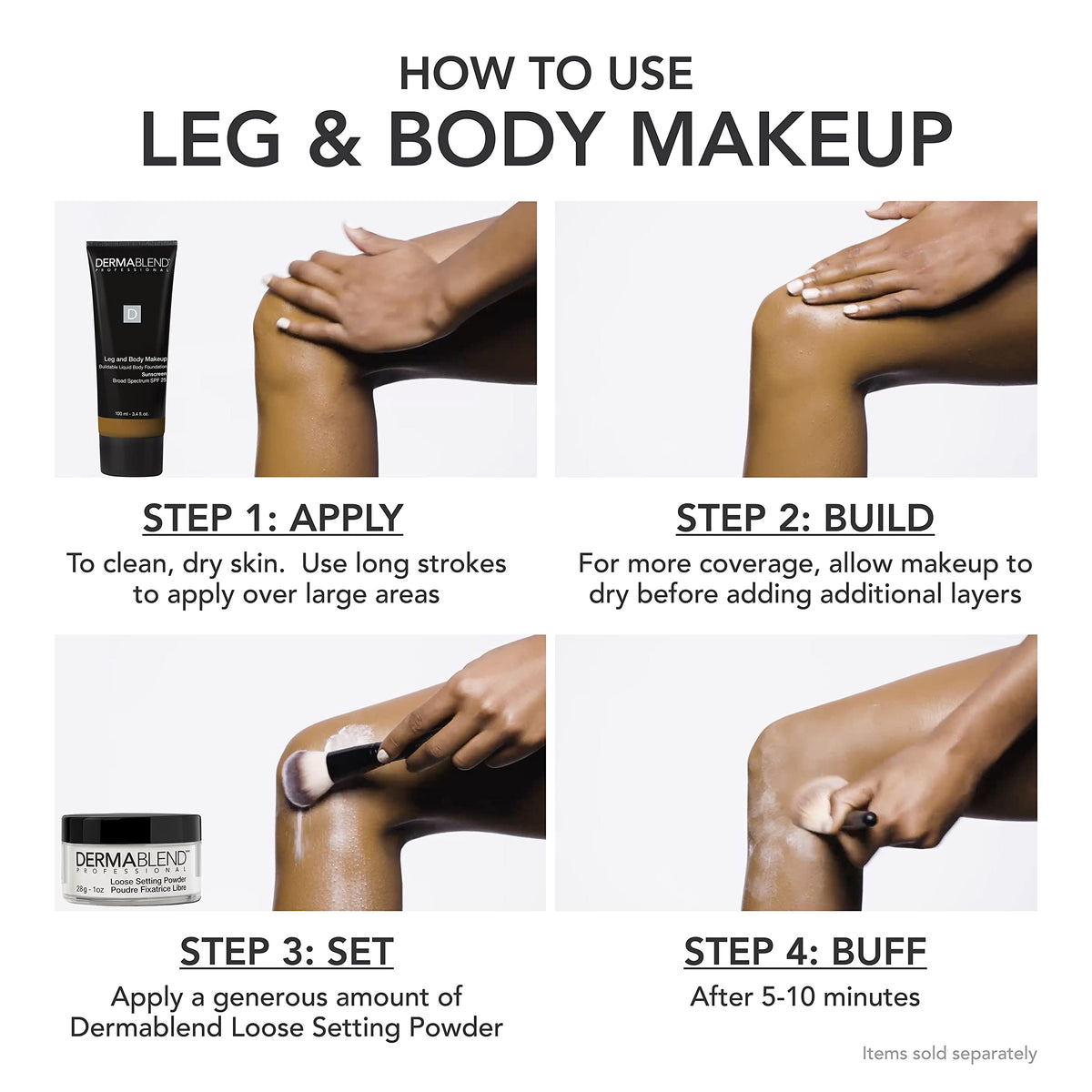 Dermablend Leg Body Makeup Foundation SPF 25 35C 3 4 fl oz - Dermablend Official Imagery - 6