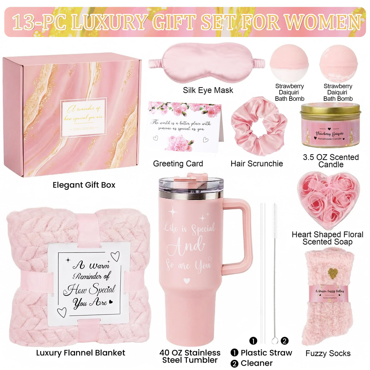 Mothers Day Birthday Gifts for Women - Tova's Creations Official Imagery - 3