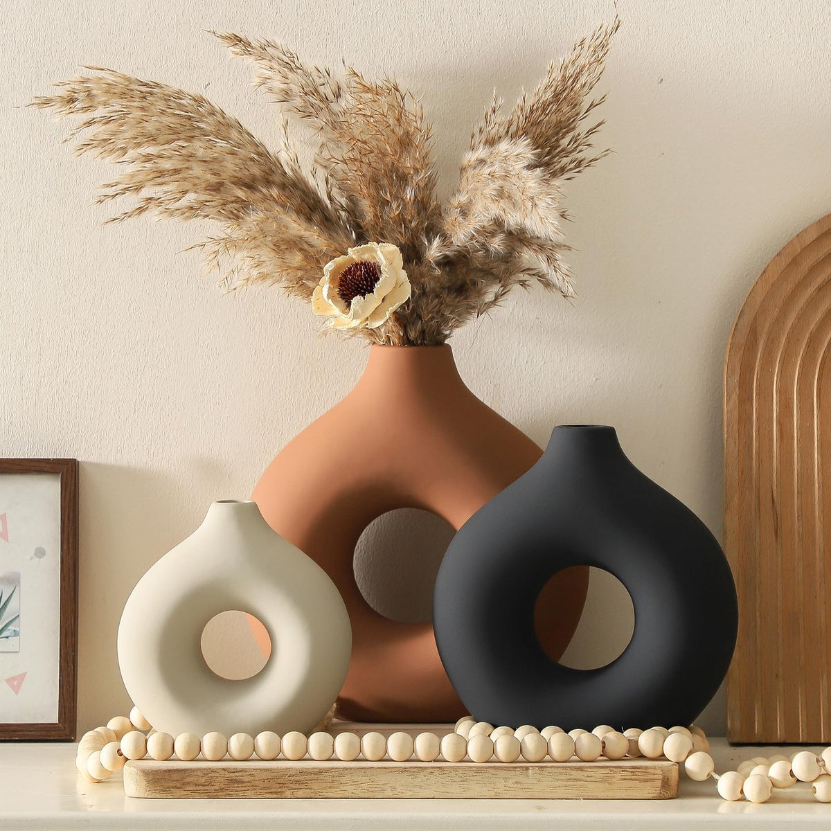 Ceramic Vase Home Table Decor - Vanselia Official Imagery - 5