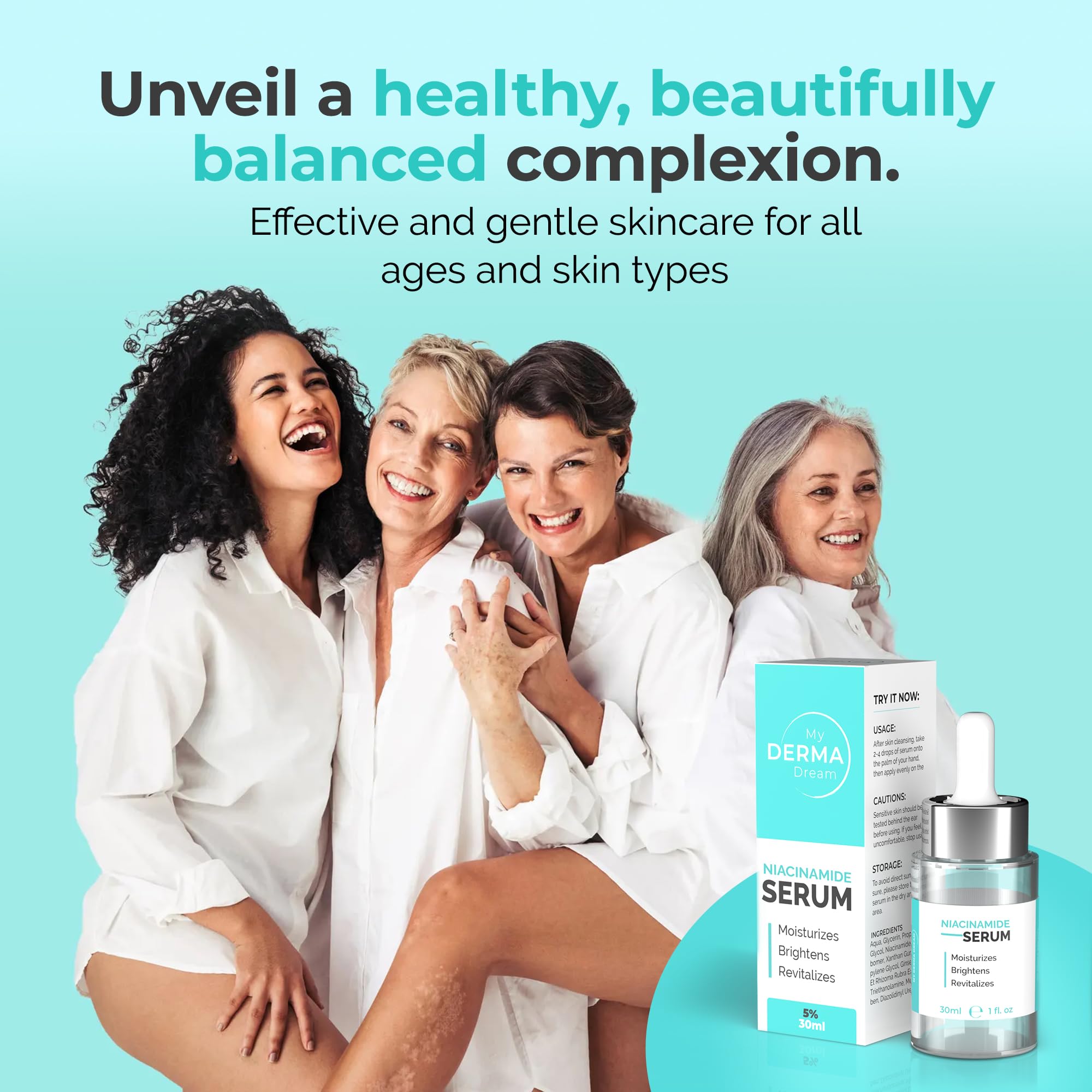 5 Niacinamide Serum for Face Dark Spots Large Pores Oily - My Derma Dream Official Imagery - 5