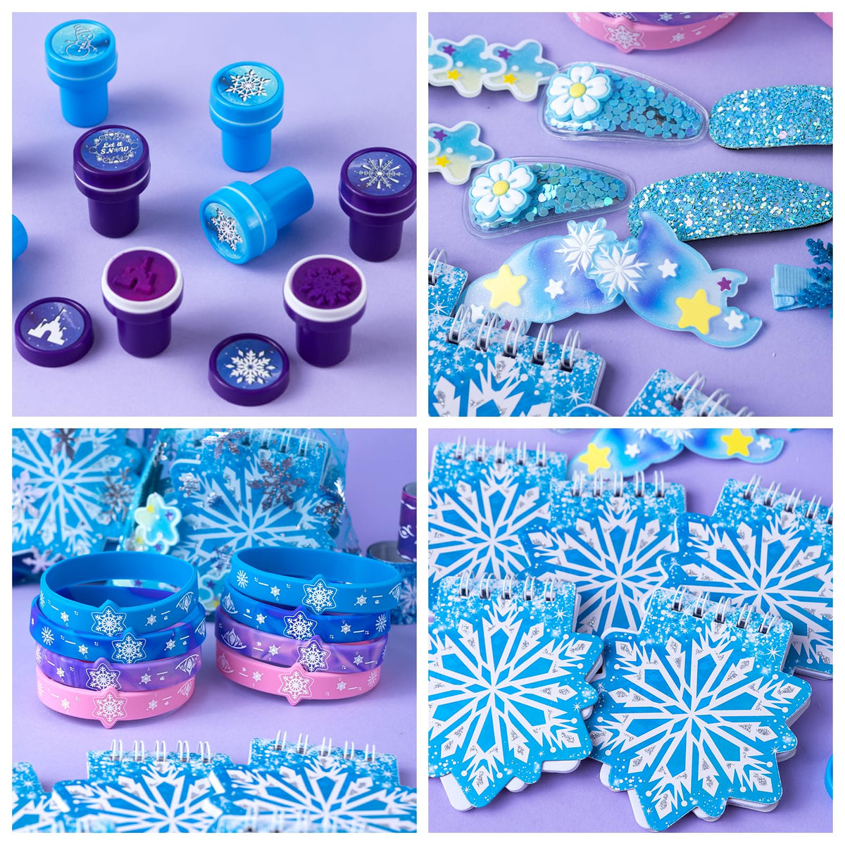 DMIGHT 130PCS Frozen Party Favors for Girls Winter Birthday - DMIGHT Official Imagery - 5