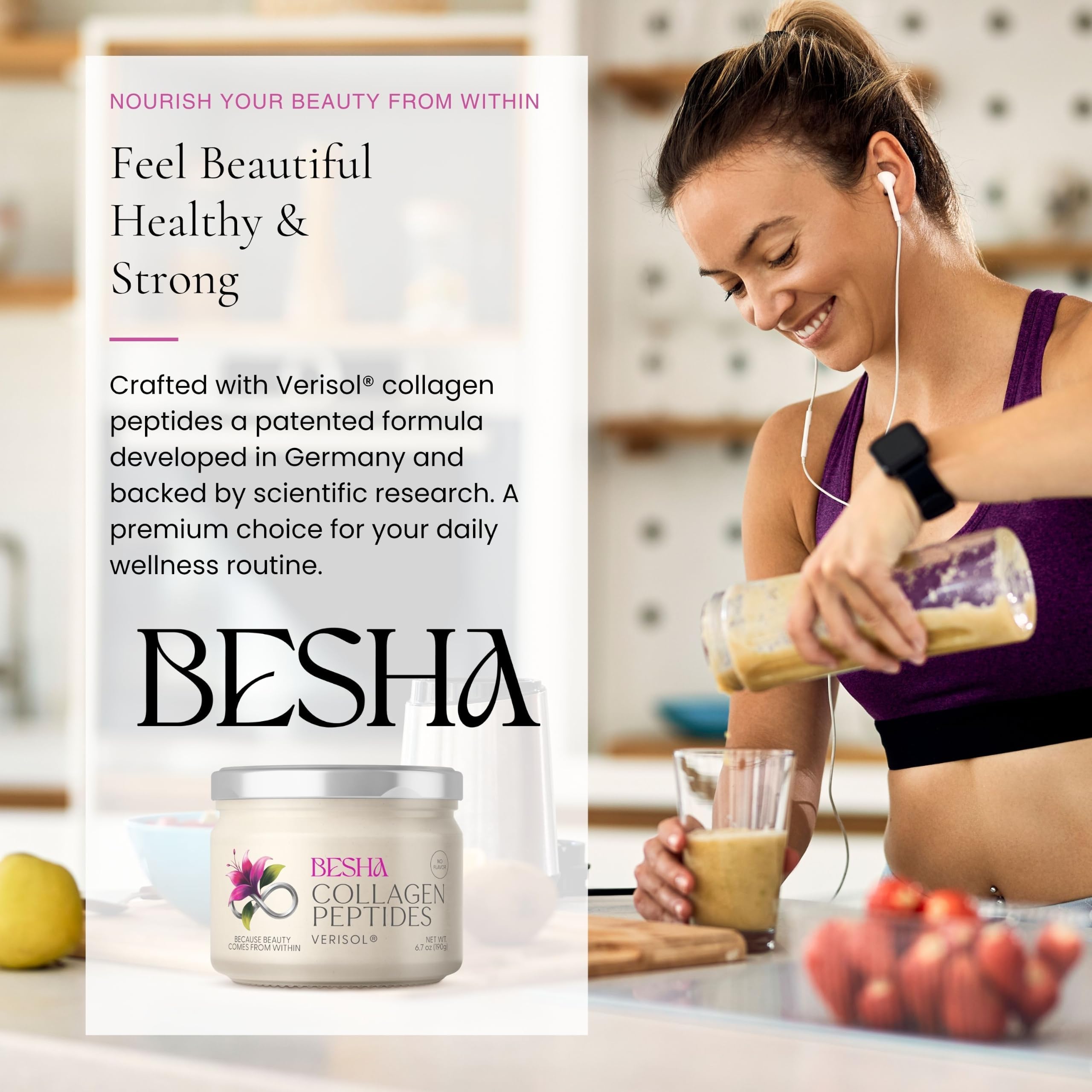 BESHA INC Verisol Collagen Bioactive Peptides Made in - BESHA INC Official Imagery - 6