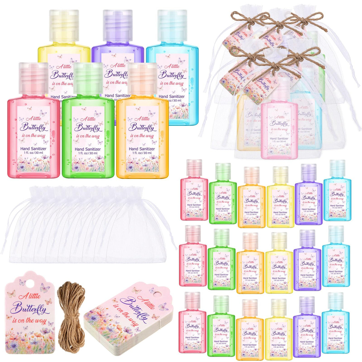 Frienda 72 Pcs Thank You Hand Sanitizers Gift Set Eucalyptus - Frienda Official Imagery - 8