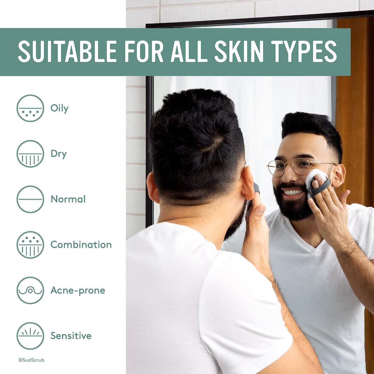 Sud Scrub Body Scrubber Face Scrubber Set - Sud Scrub Official Imagery - 6