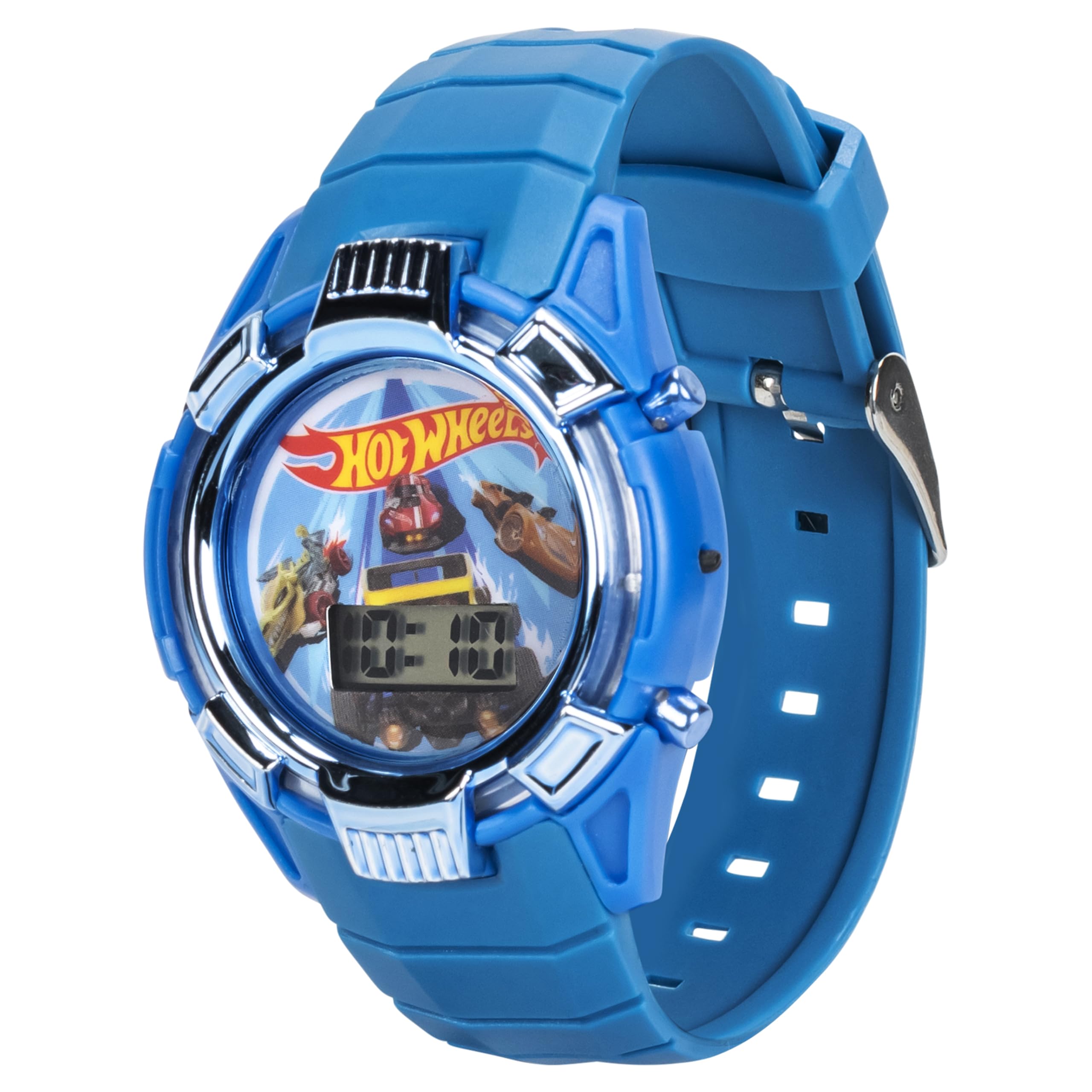 Accutime Hot Wheels Kids Watch – Light-Up LCD Display, Adjustable Comf - View 7