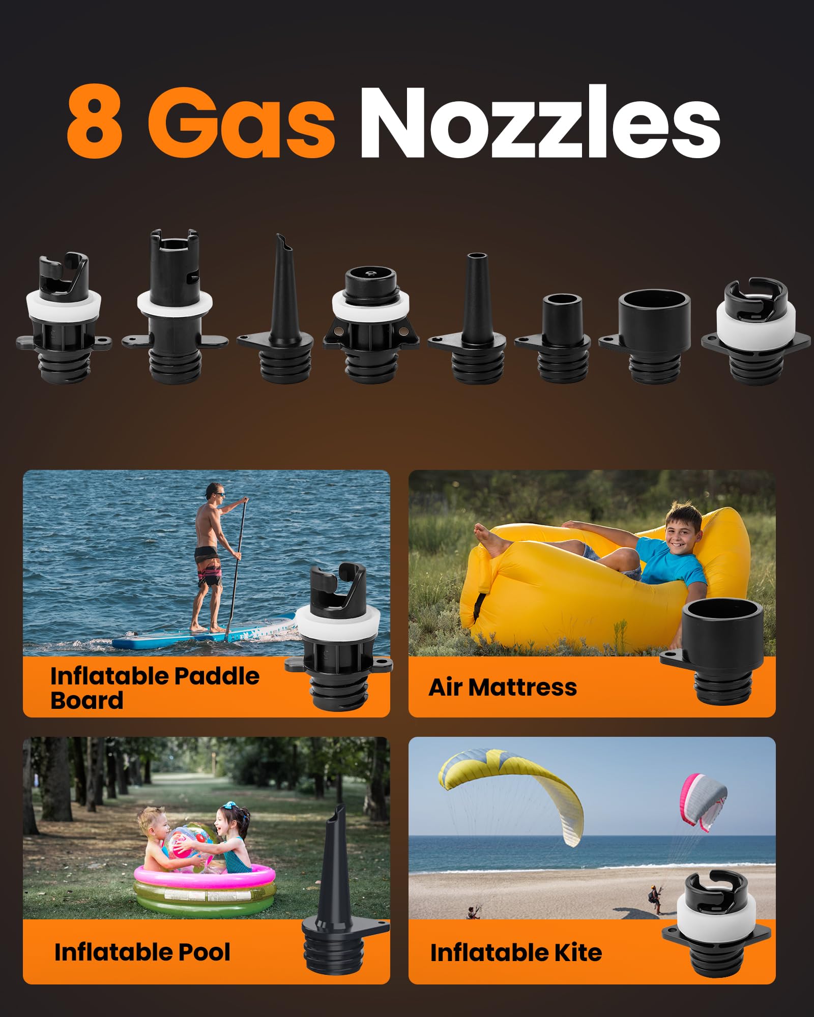 OutdoorMaster Shark 3 Mini 74Wh Portable Paddle Board Pump Electric - View 7