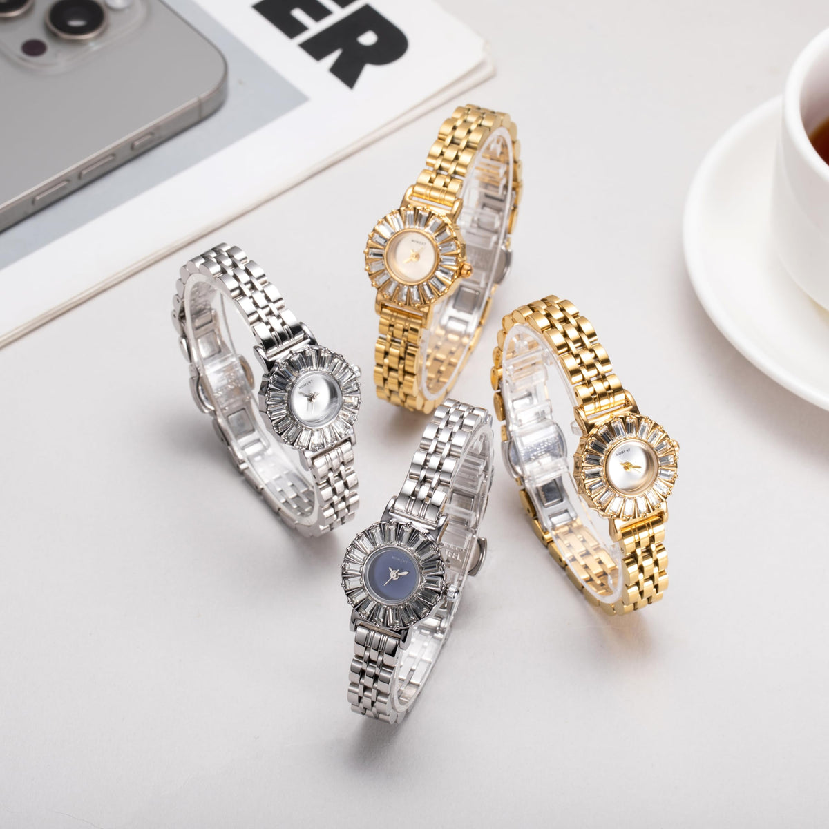 GORBEN Gold Tone Women s Watch with High Precision Quartz - GORBEN Official Imagery - 8