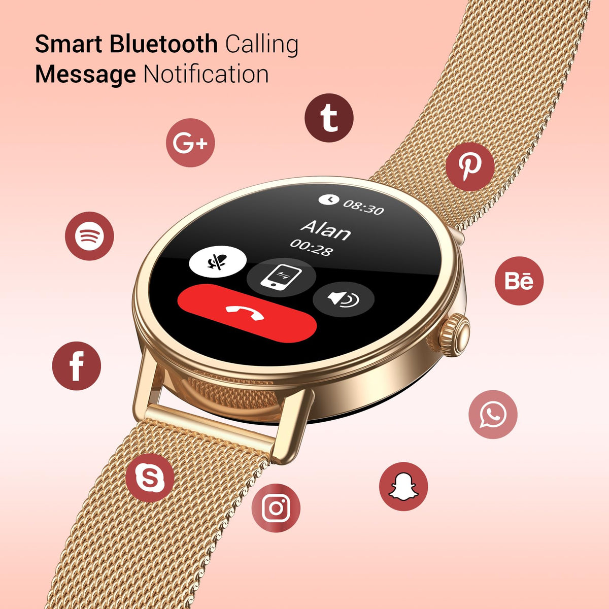 Blackview Smart Watches for Women Android iPhone Answer Make - Blackview Official Imagery - 3