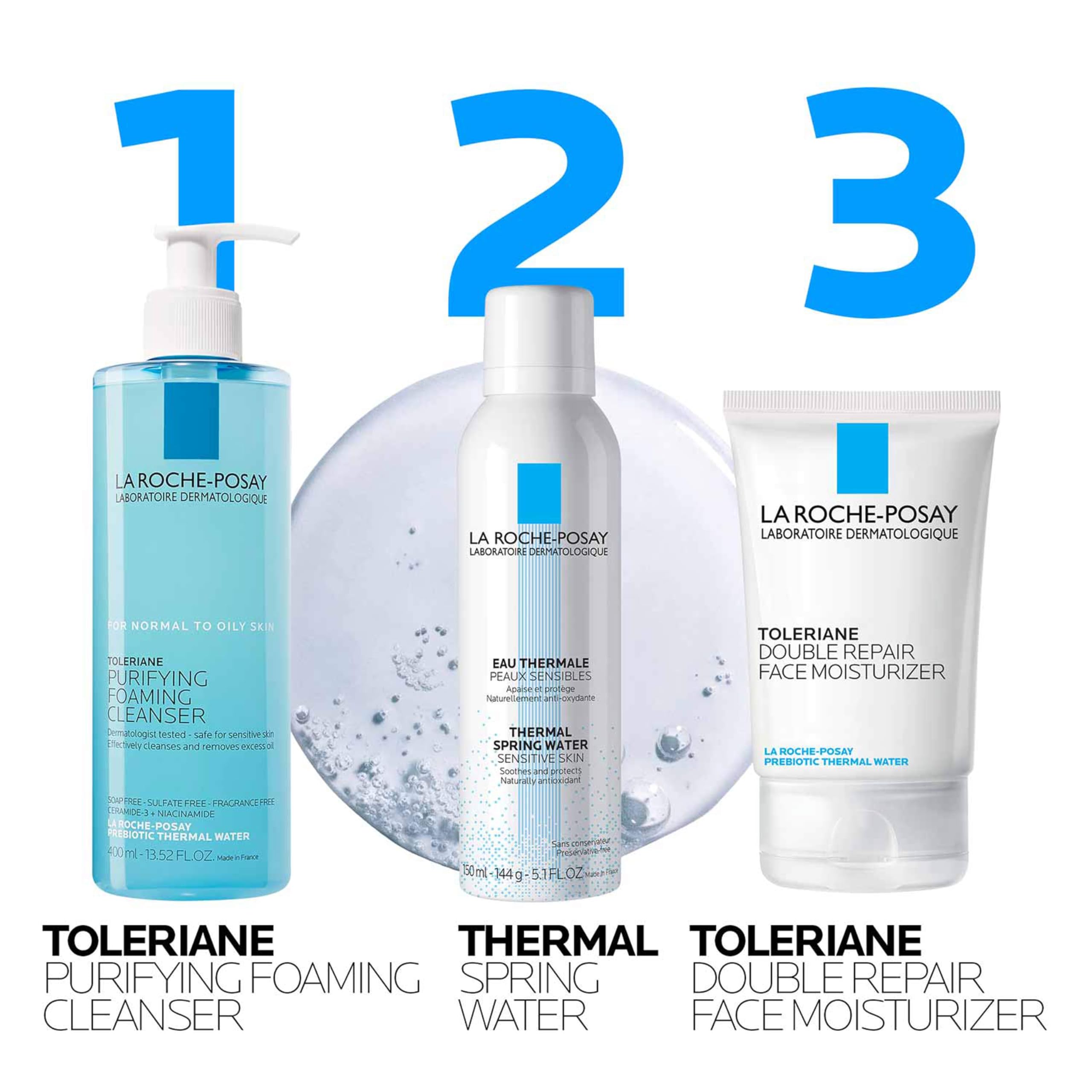 La Roche-Posay Toleriane Purifying Foaming Facial Cleanser wit... - Elefair Tech Official Product View 10