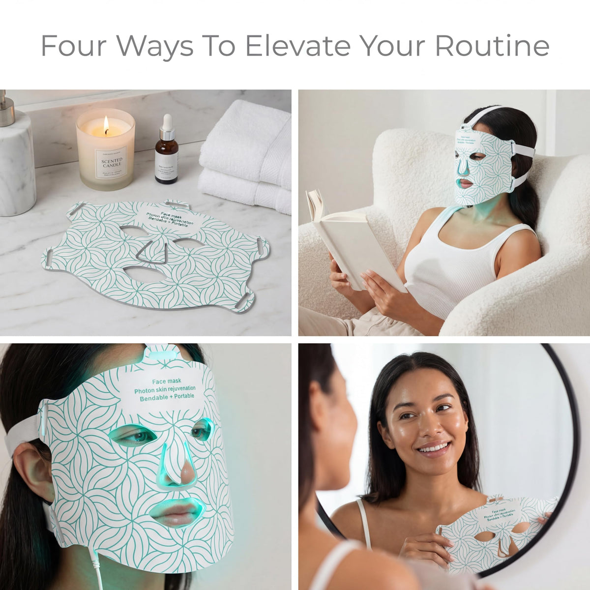 FDA Cleared LED Light Therapy Mask for Face - Super Supply Bros Official Imagery - 6