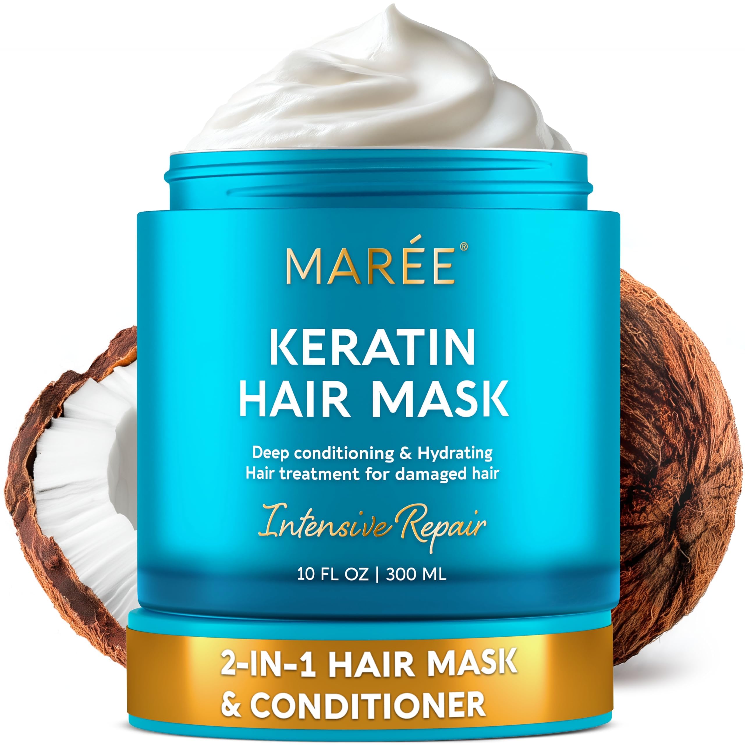 MAREE Deep Conditioning Hair Mask for Damaged Hair Treatment – Keratin Hair - MAREE Official Product View 2