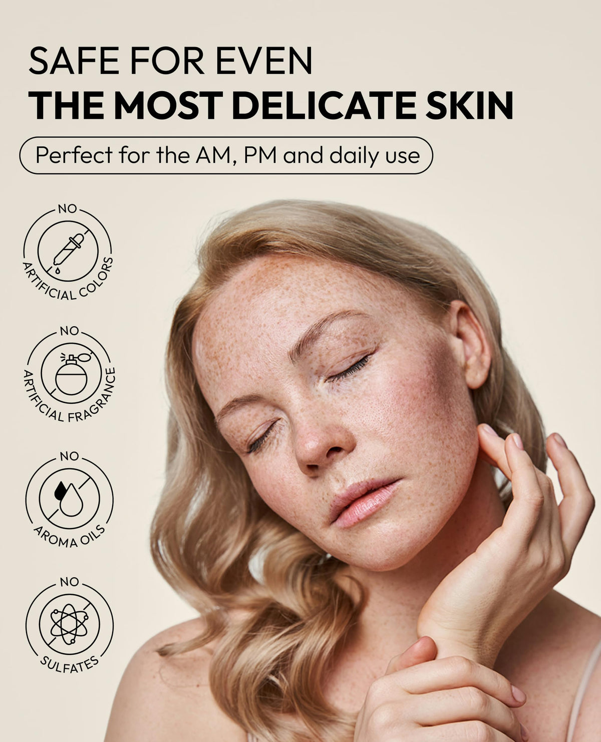 Demaf All Day Glow Milk Cleanser Face Wash for Sensitive - De:maf Official Imagery - 7