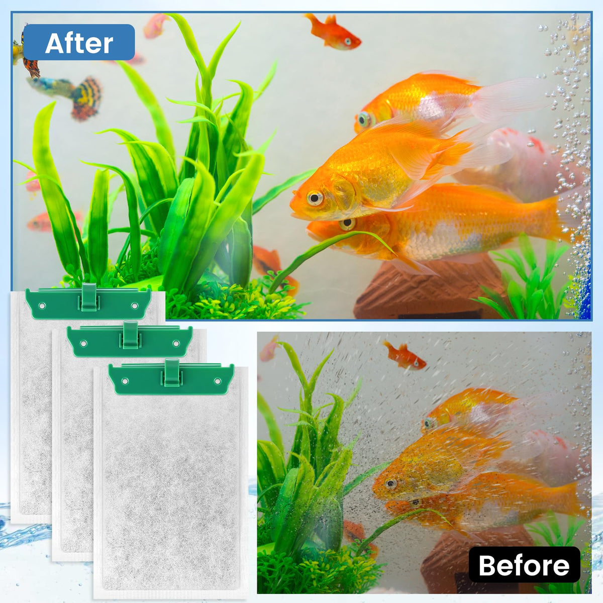24 Pack Medium Filter Cartridges Compatible with Tetra - Zeefpod Official Imagery - 5