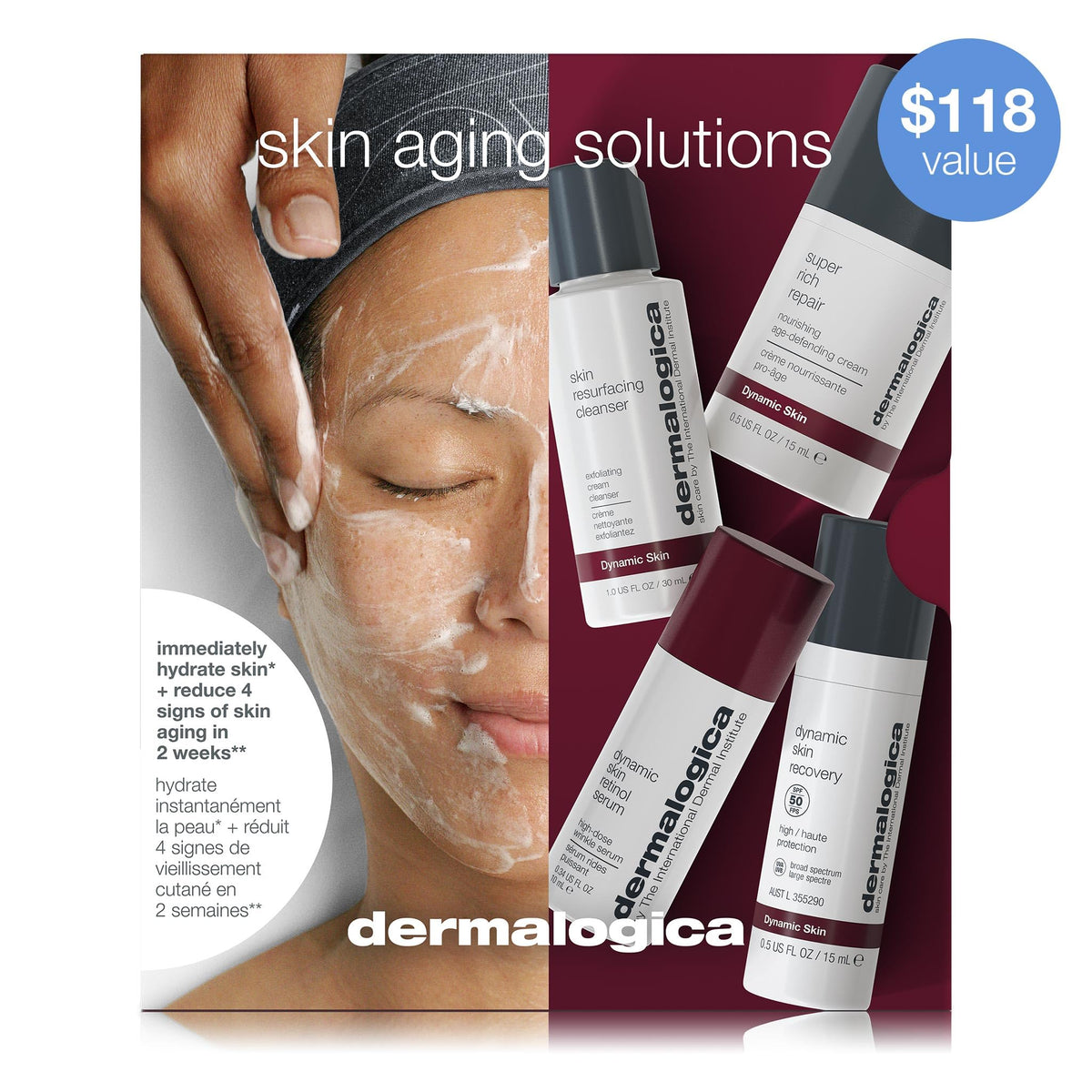 Dermalogica Skin Aging Solutions Kit Anti Aging Skincare Set - Premium Selection Official Imagery - 7
