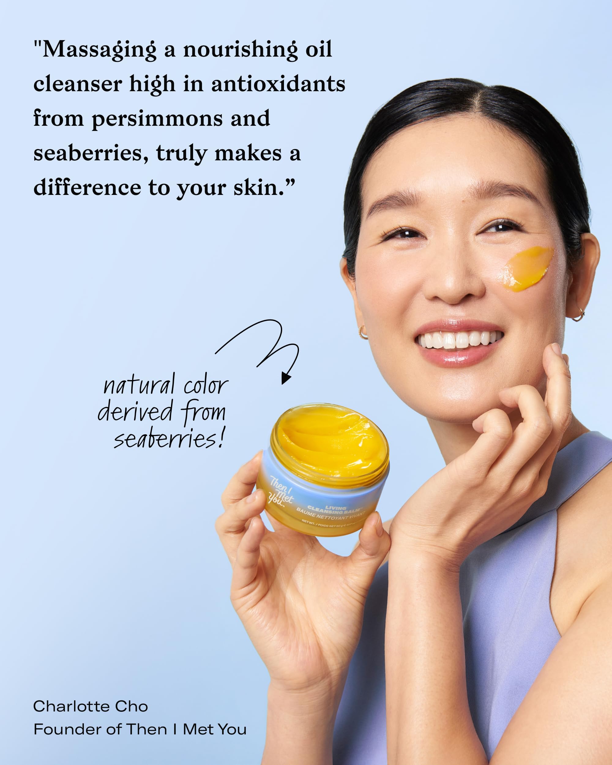 Then I Met You Living Cleansing Balm, Travel Makeup Remover Oil Cleanser - Then I Met You Official Product View 9