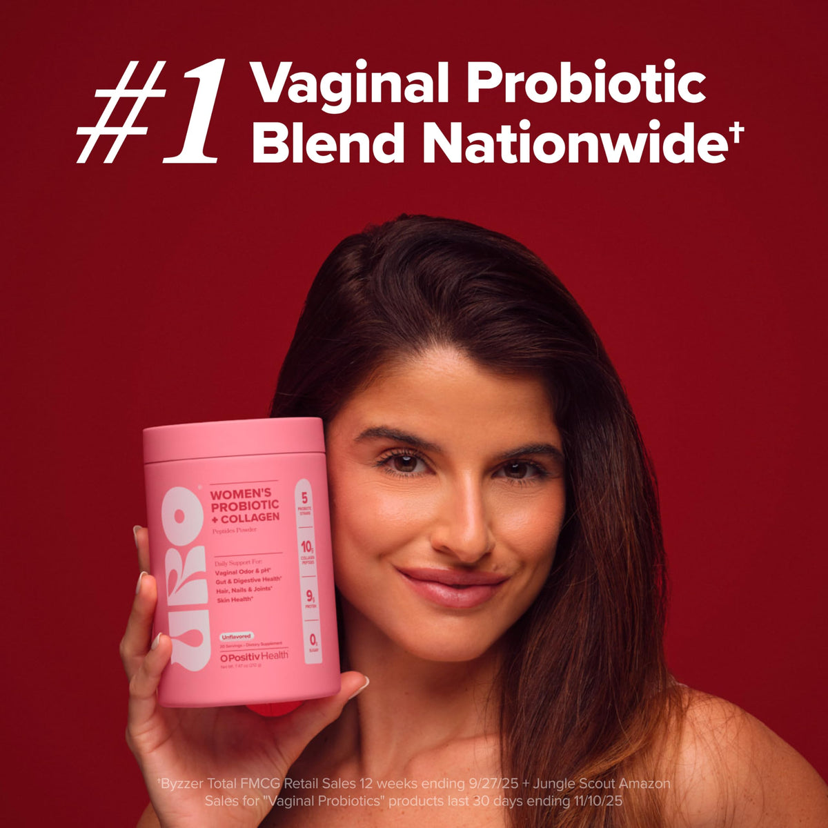 URO Probiotic Collagen Powder Vaginal Skin Gut Health 20 - O Positiv Official Imagery - 7