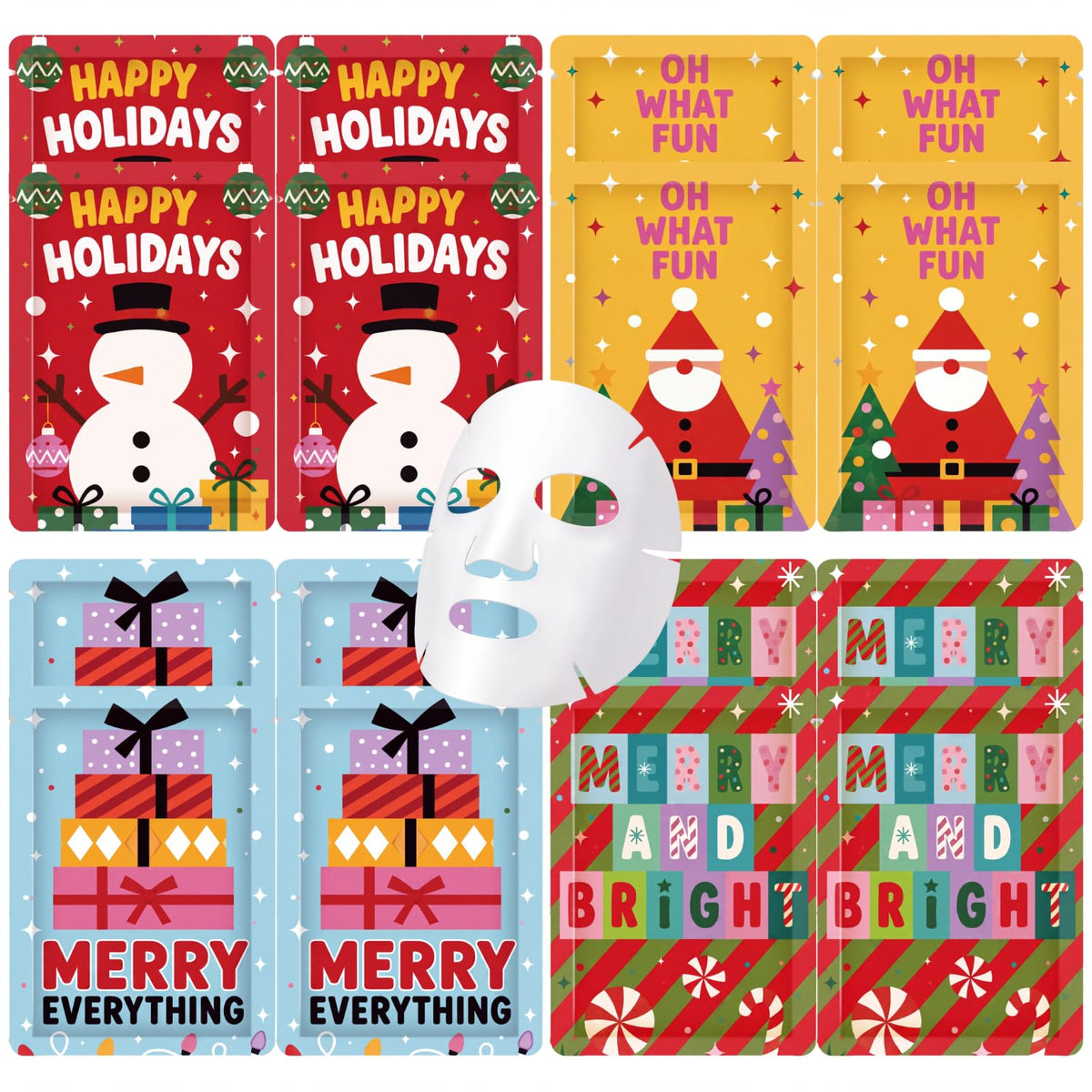 Batiyeer 16 Pcs Christmas Face Masks for Women Stocking - Batiyeer Official Imagery - 2