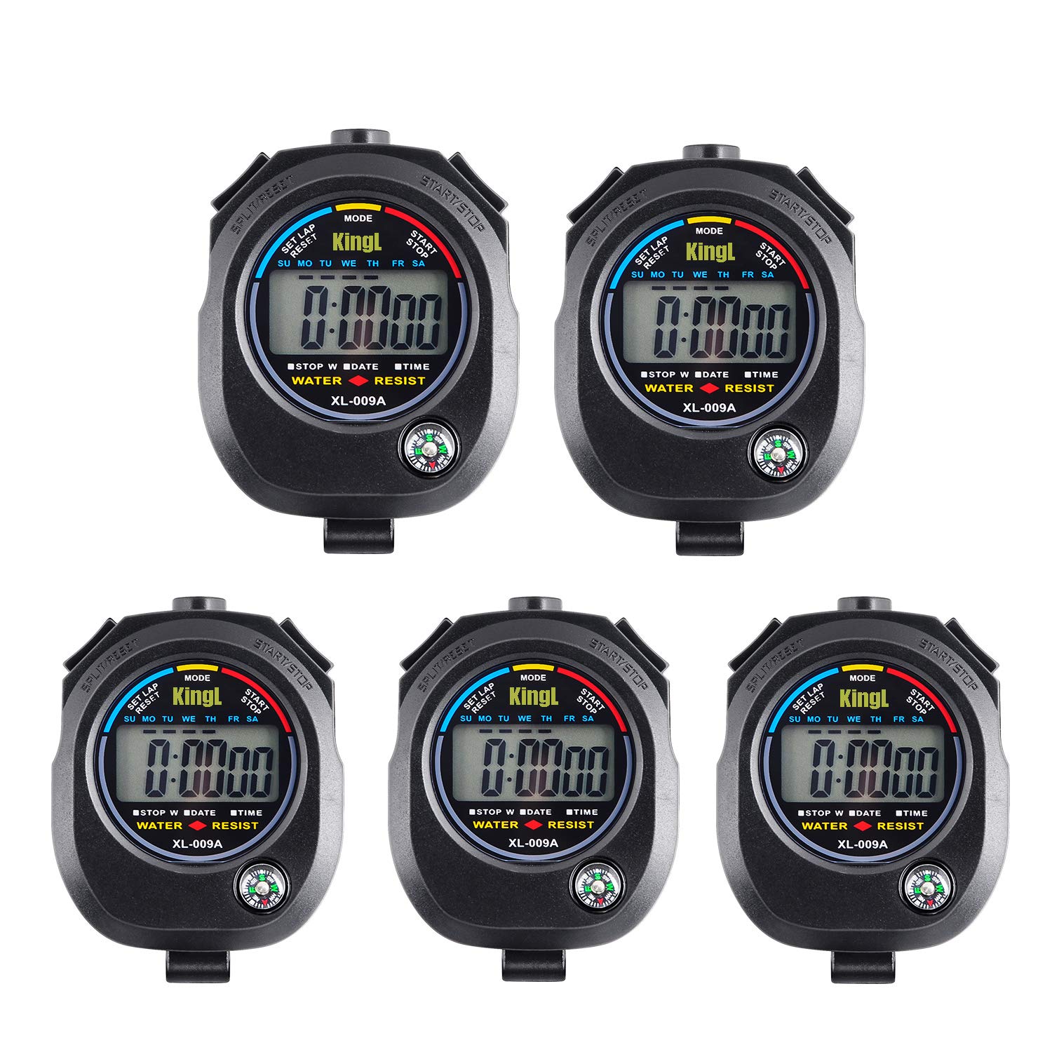 KingL Digital Stopwatch Timer - Interval Timer with Large Display. - View 6