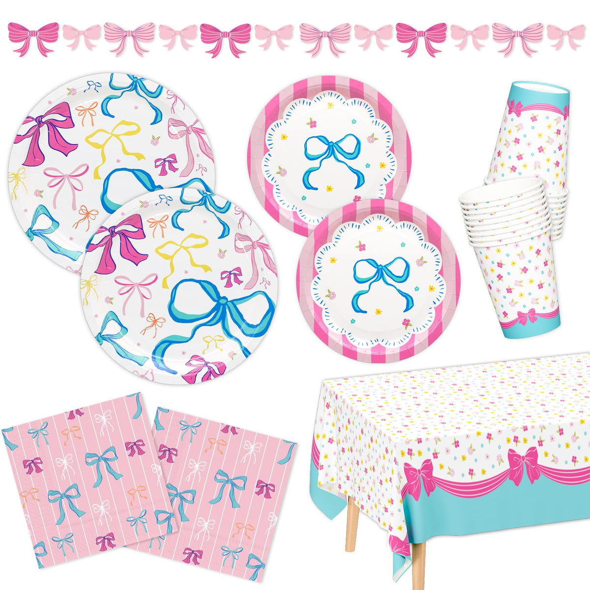 Happy Birthday Party Supplies Colorful Waves Birthday - DYLIVeS Official Imagery - 8