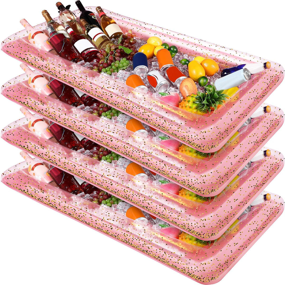 Poen 4 Pcs Inflatable Serving Bar Inflatable Food Cooler - Poen Official Imagery - 1