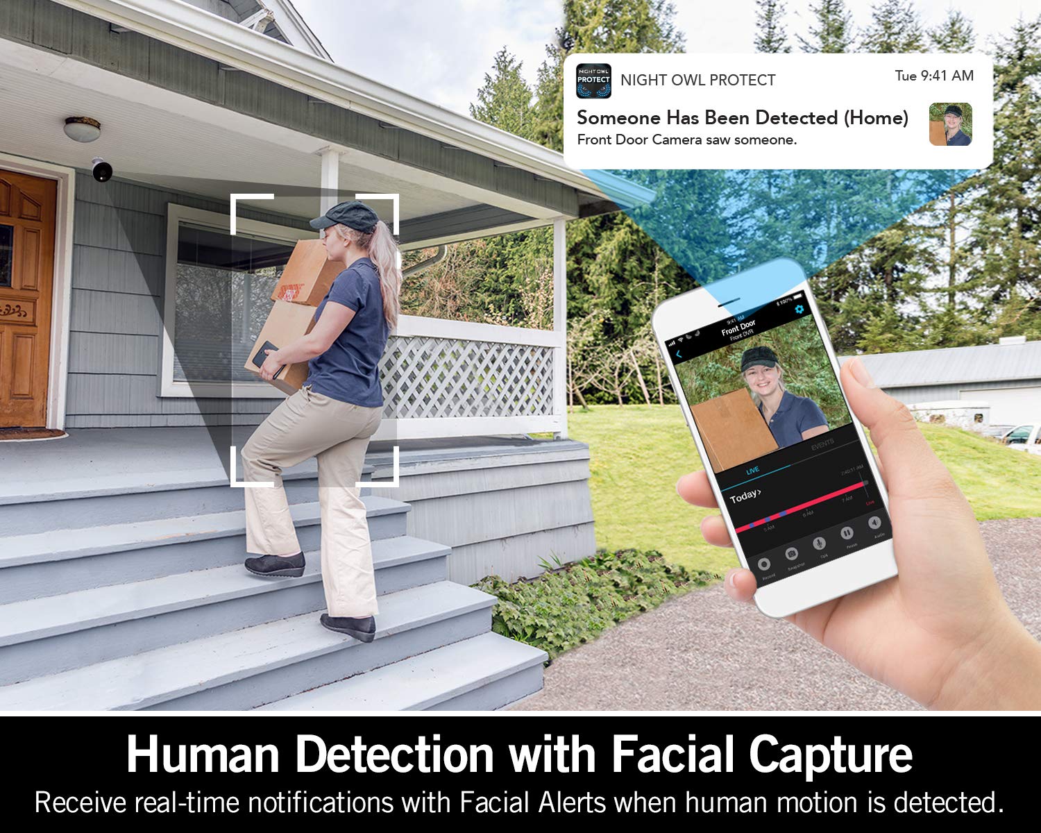 Night Owl AC Powered 1080p HD Wi Fi IP Indoor Outdoor Camera - Night Owl Official Imagery - 4