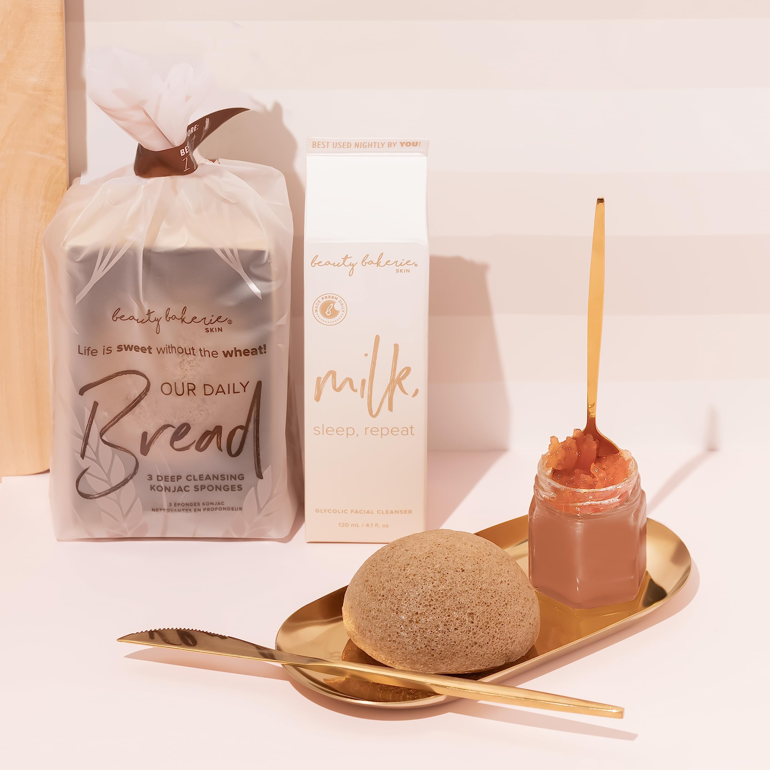 Beauty Bakerie Milk, Sleep, Repeat Glycolic Facial Cleanser, - Beauty Bakerie