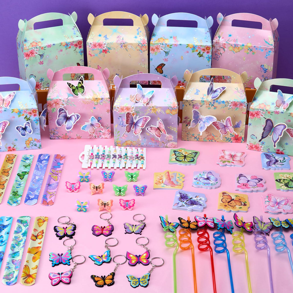 DMIGHT Butterfly Party Favors Fairy Birthday Party Supplies - DMIGHT Official Imagery - 4