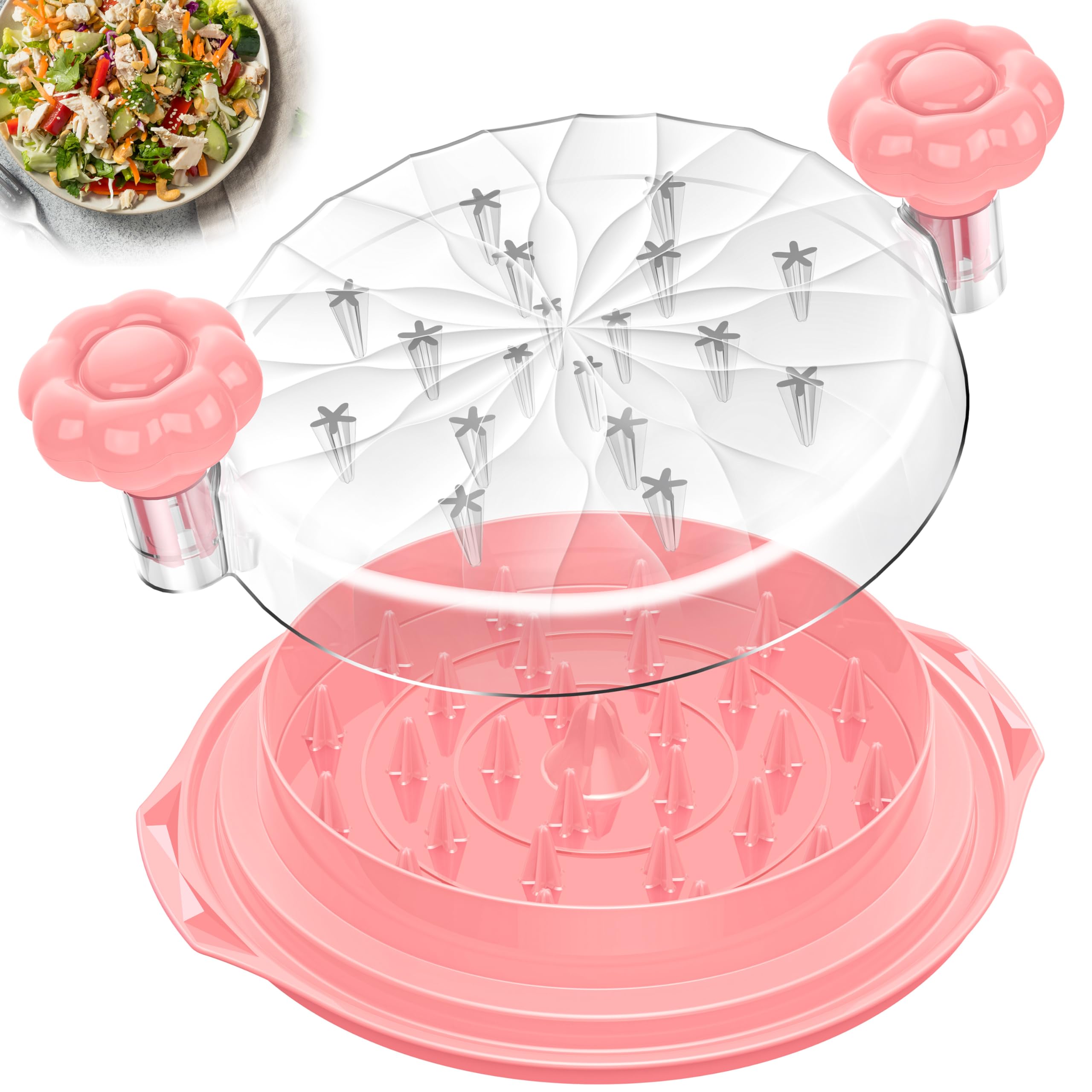 Beiyunee Chicken Shredder Tool Twist Large - Meat Shredders for C by Beiyunee - Angle View 10